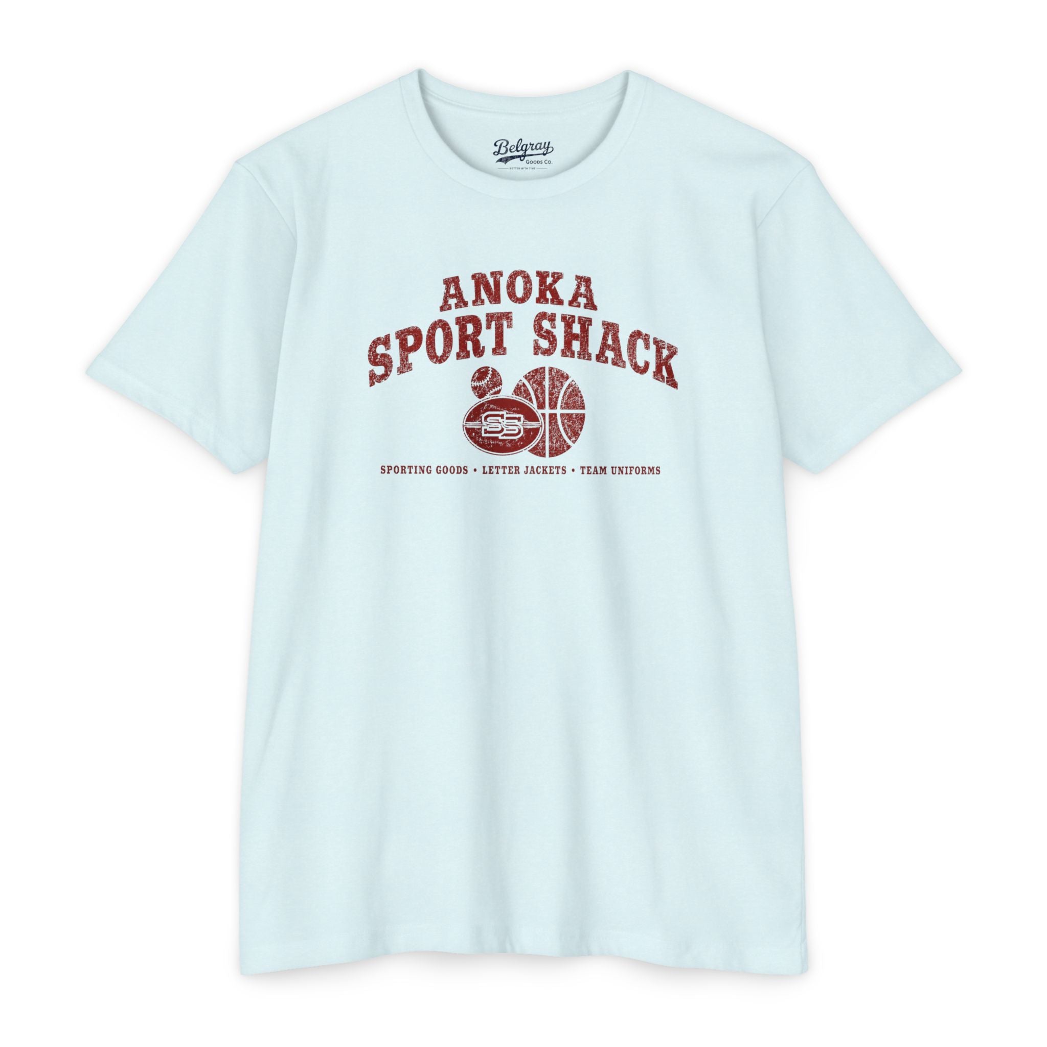 Anoka Sport Shack Vintage T-Shirt – Anoka, Minnesota Retro Sports Shop Tee
