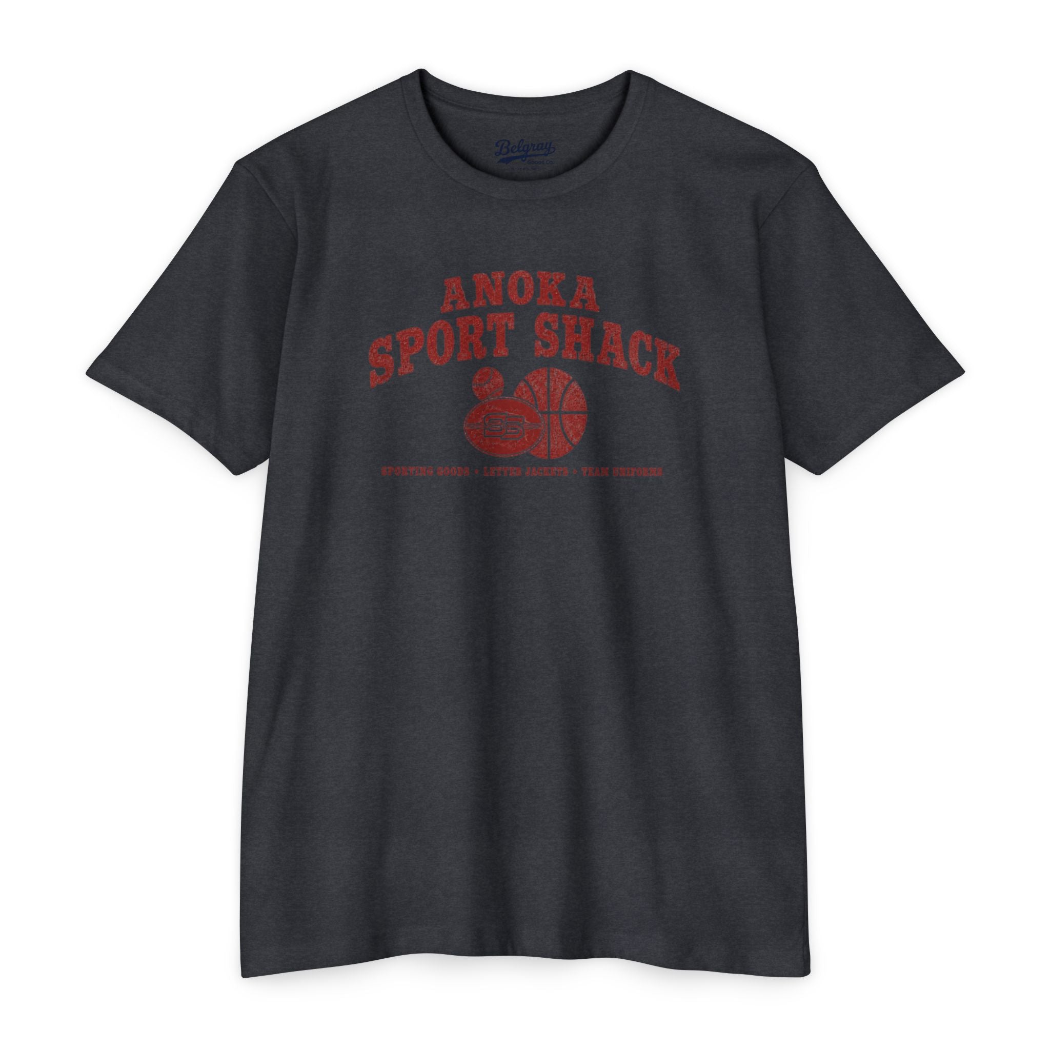 Anoka Sport Shack Vintage T-Shirt – Anoka, Minnesota Retro Sports Shop Tee