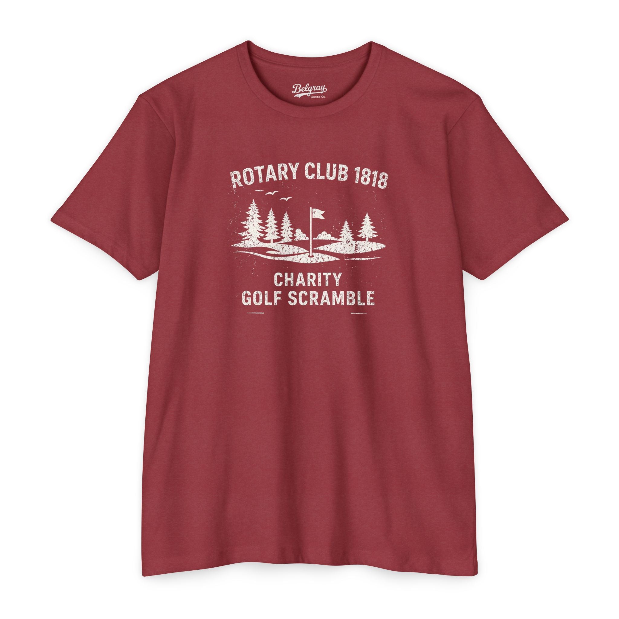 Rotary Club Golf Scramble T-Shirt – Vintage Charity Tournament Retro Tee