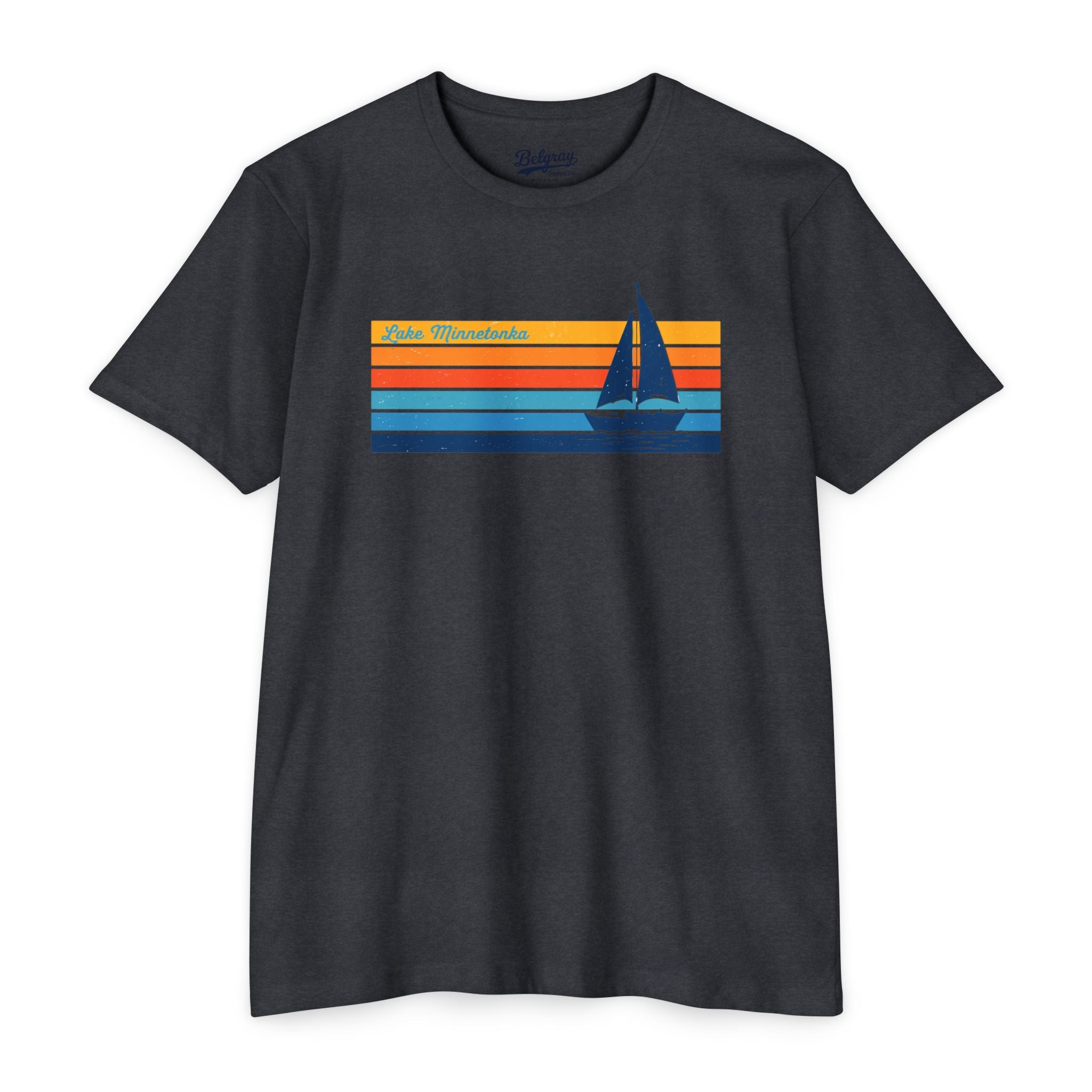Lake Minnetonka T-Shirt – Vintage Sailboat Minnesota Lake Tee