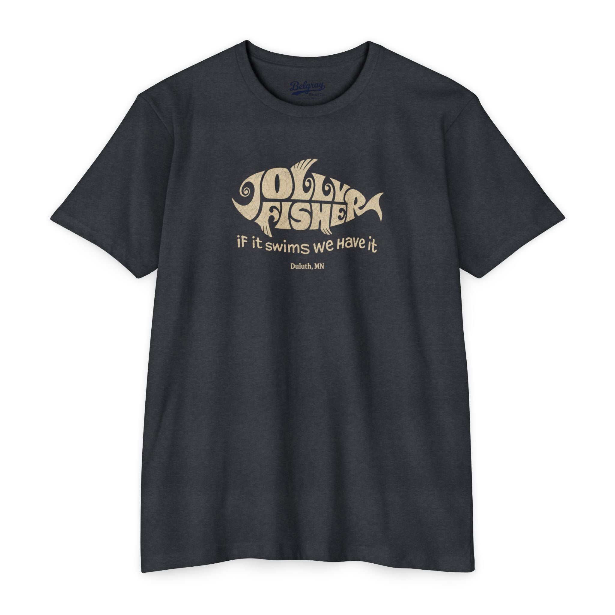 Jolly Fisher Duluth, MN Vintage Restaurant T-Shirt