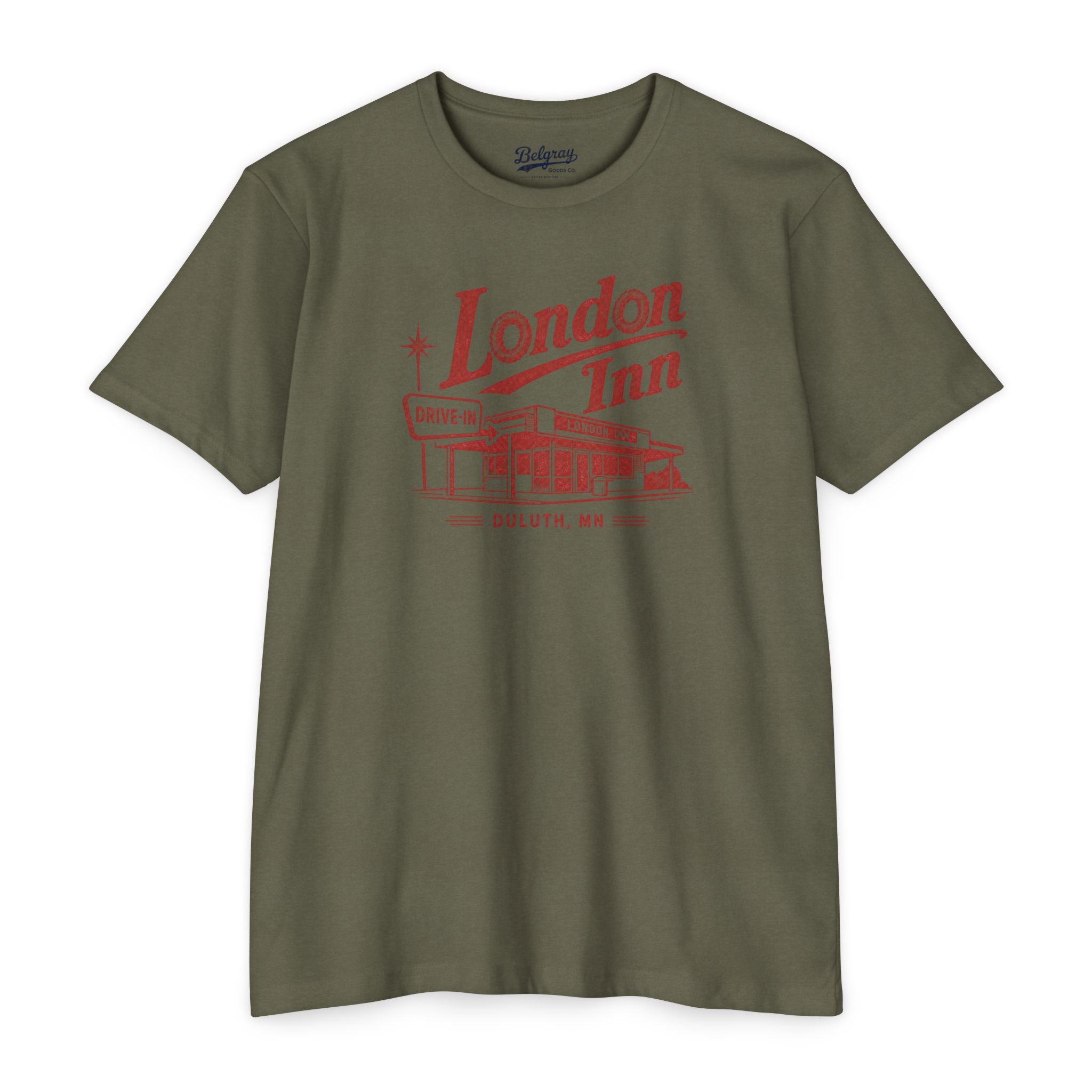 London Inn Drive-In Onion Ring Tee – Duluth, MN