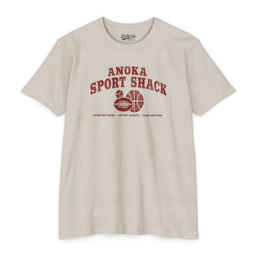 Anoka Sport Shack Vintage T-Shirt – Anoka, Minnesota Retro Sports Shop Tee