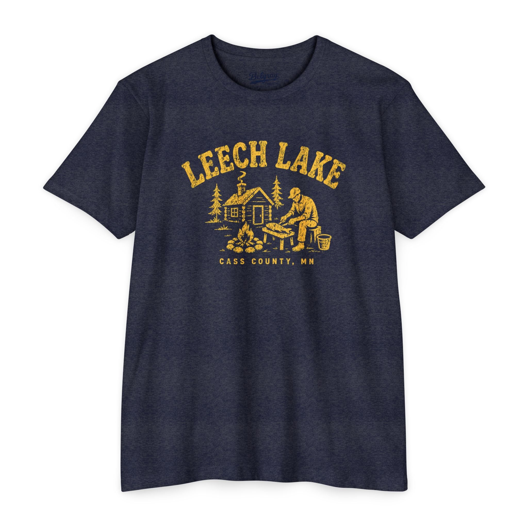 Leech Lake T-Shirt – Vintage Minnesota Fishing Cabin Tee | Cass