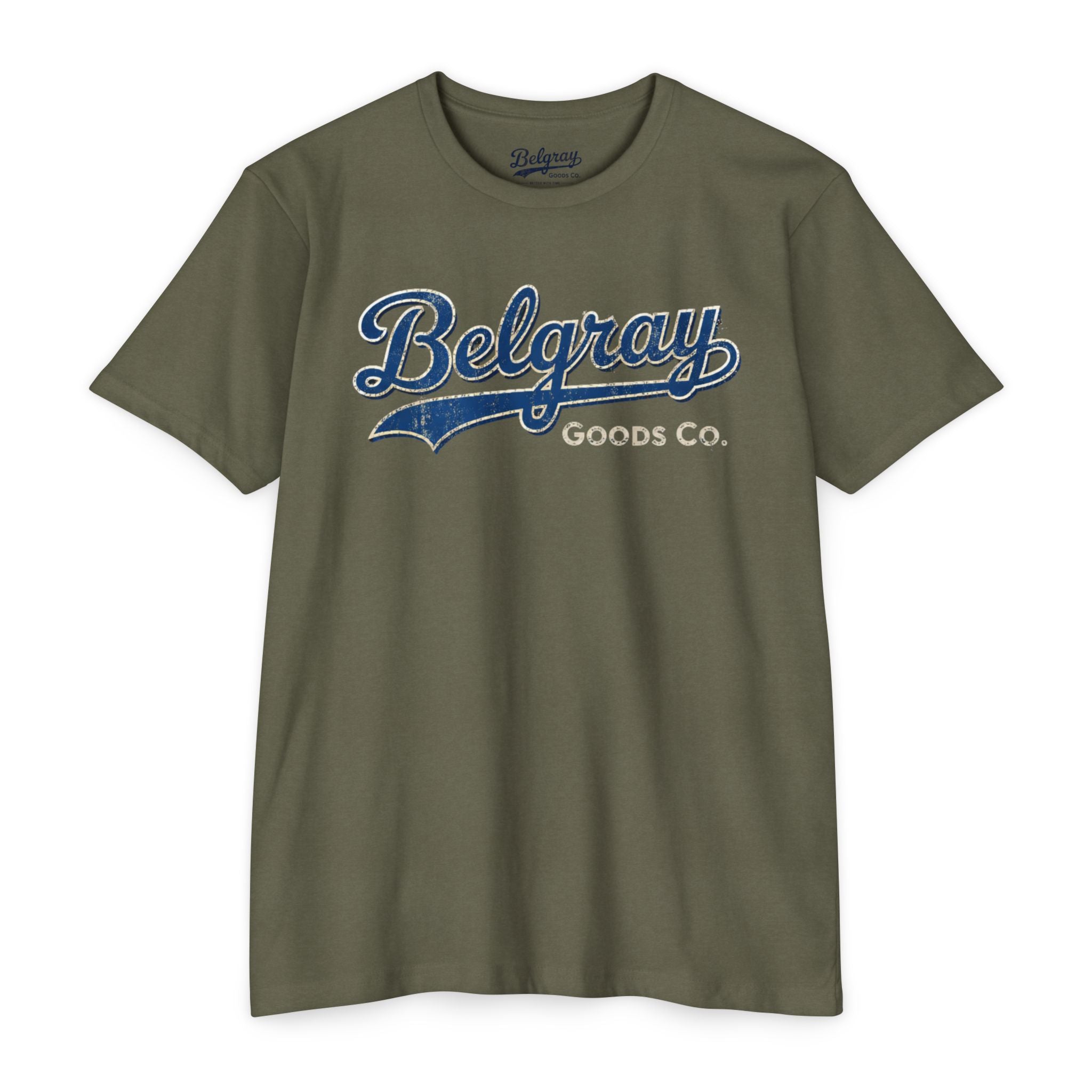 Belgray Goods Co. T-Shirt – Vintage Retro Logo Tee