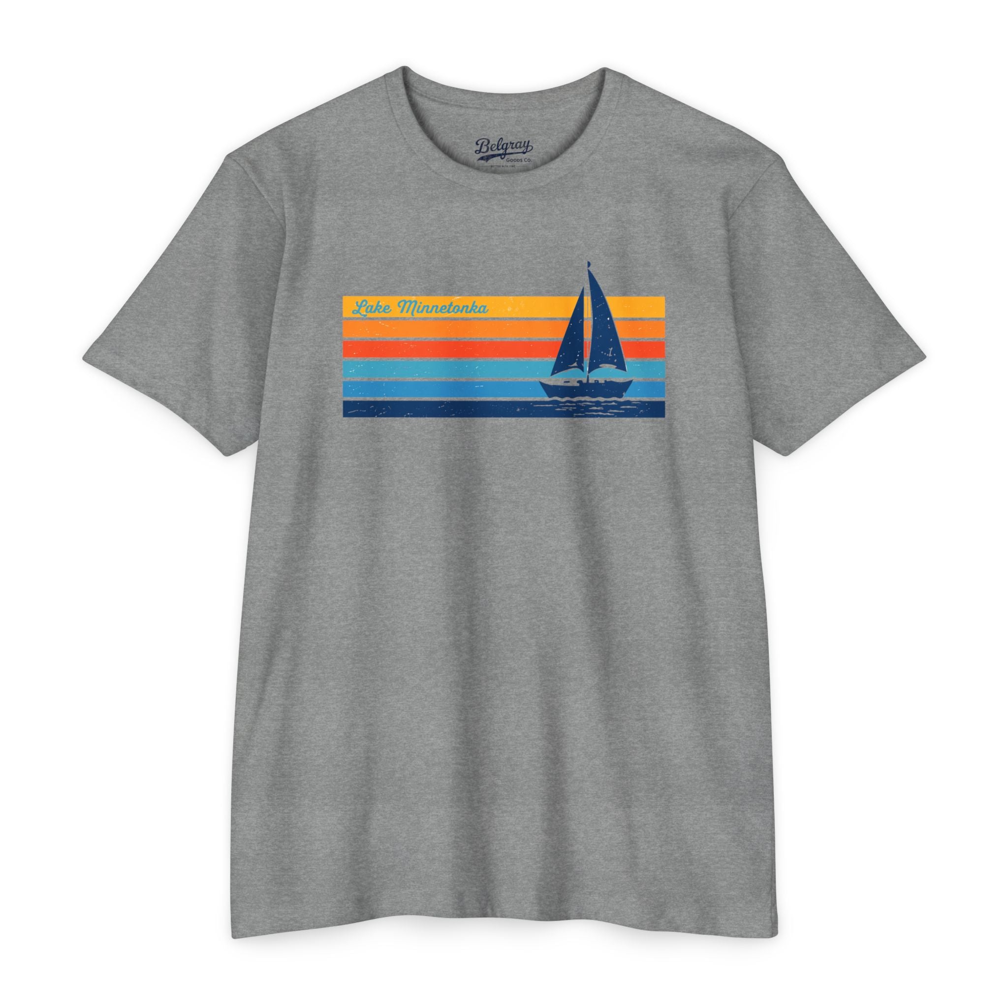 Lake Minnetonka T-Shirt – Vintage Sailboat Minnesota Lake Tee
