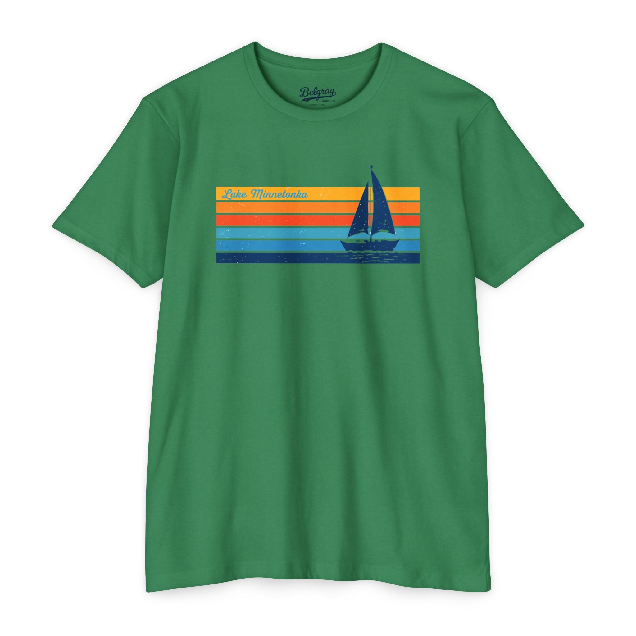 Lake Minnetonka T-Shirt – Vintage Sailboat Minnesota Lake Tee