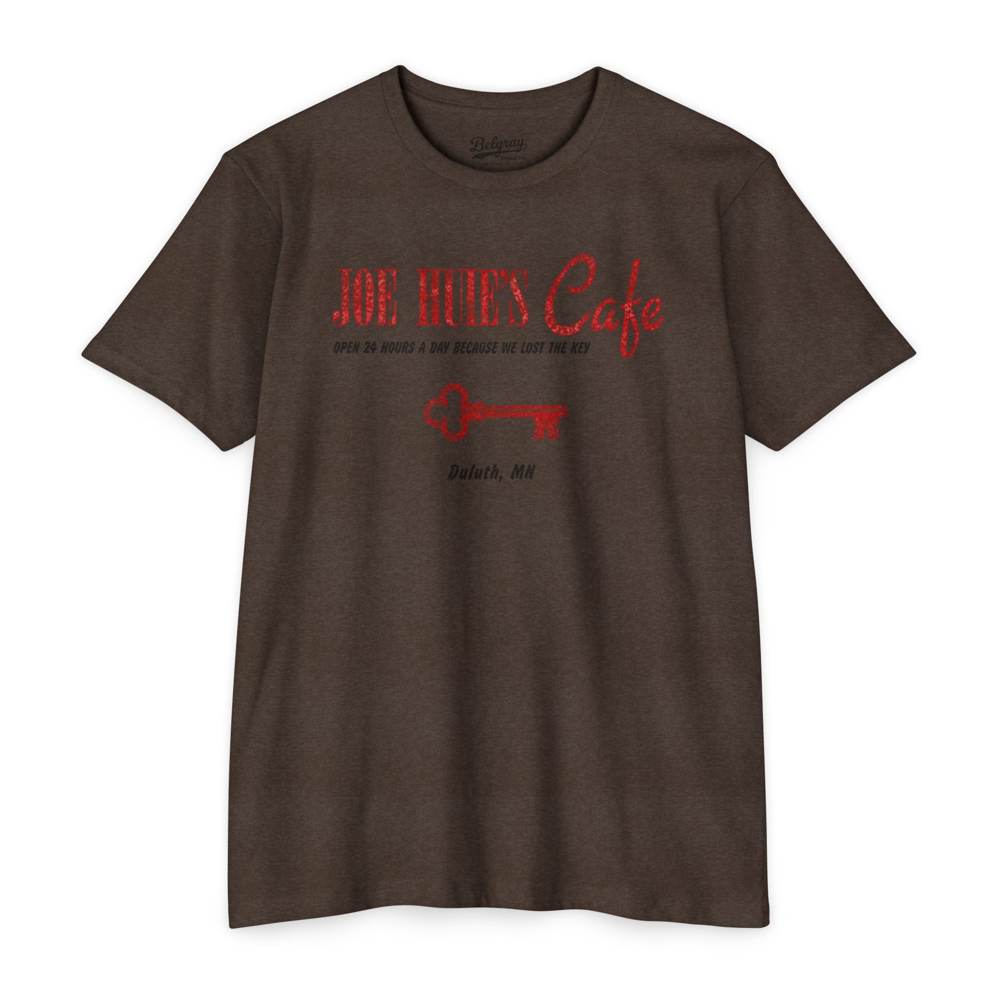 Joe Huie’s Cafe Vintage Key Tee – Duluth, MN Retro Diner Shirt