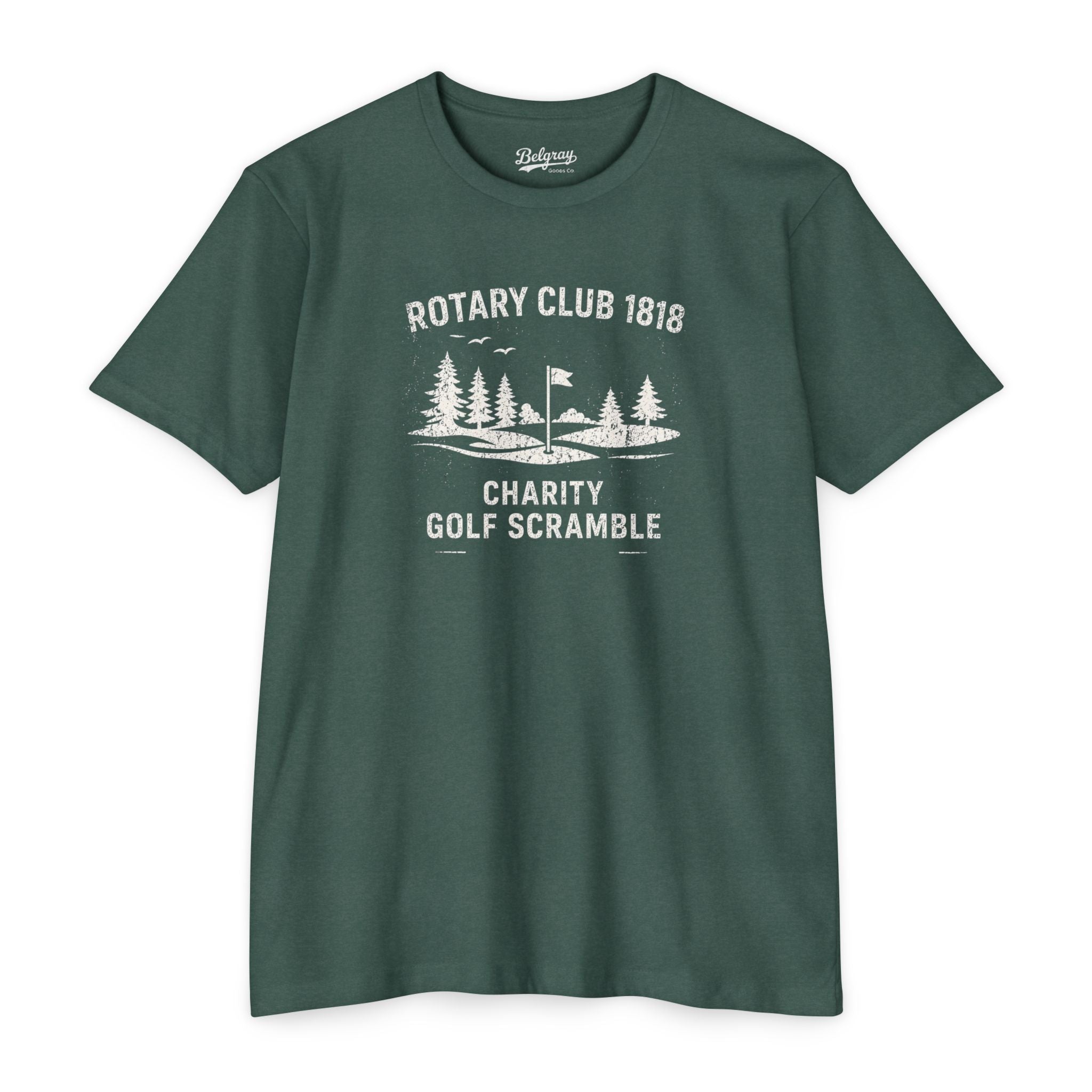 Rotary Club Golf Scramble T-Shirt – Vintage Charity Tournament Retro Tee