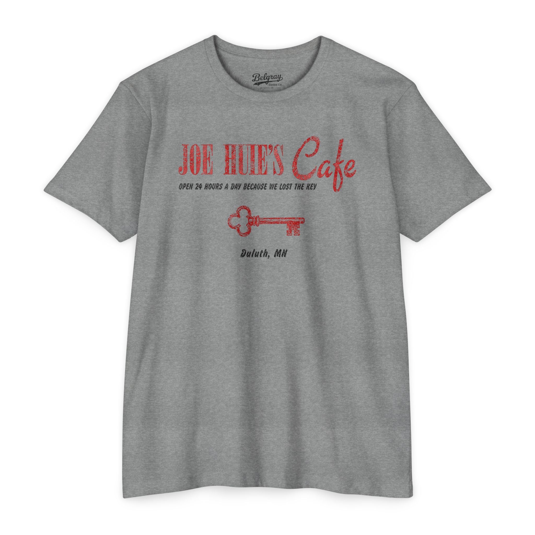 Joe Huie’s Cafe Vintage Key Tee – Duluth, MN Retro Diner Shirt