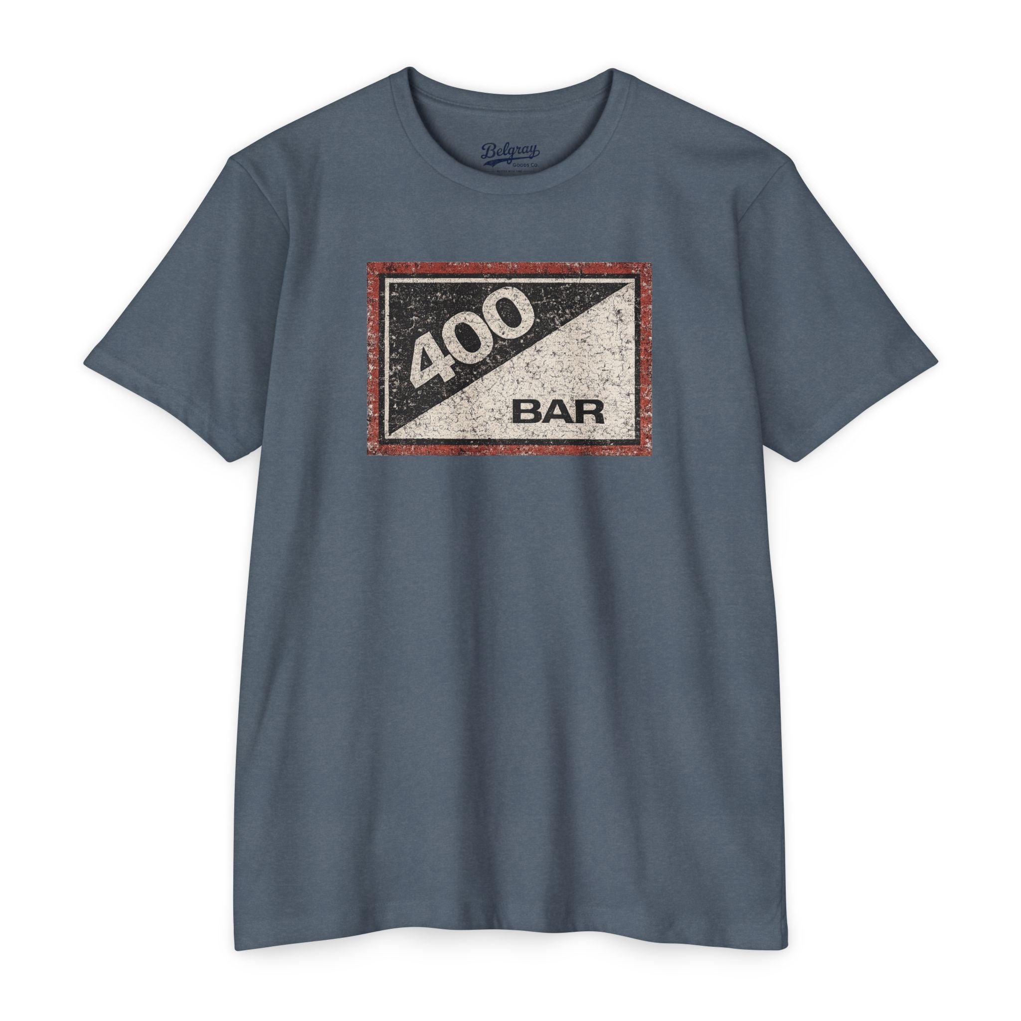 400 Bar Vintage Tee – West Bank MPLS Distressed Retro Bar Shirt