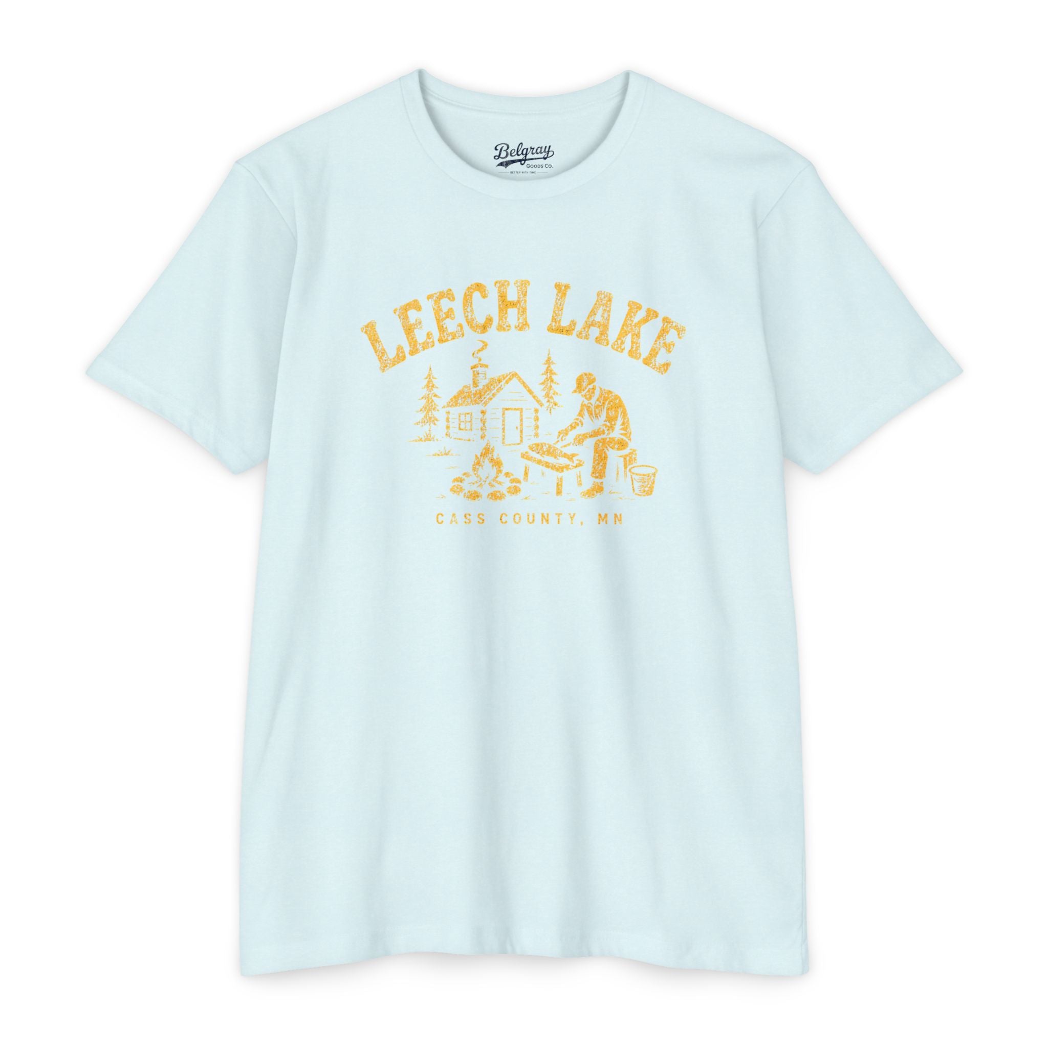 Leech Lake T-Shirt – Vintage Fishing Cabin Minnesota Tee | Cass County