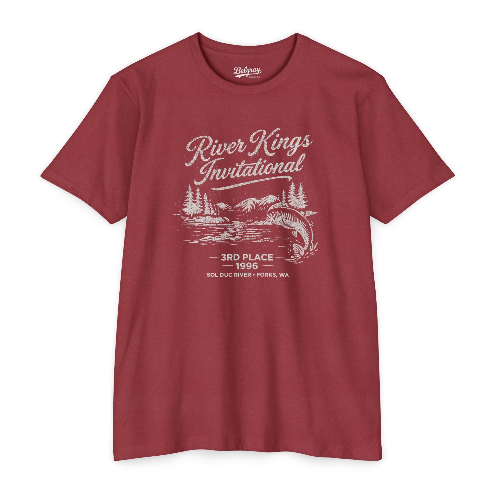 River Kings Invitational Sol Duc River Washington T-Shirt – Vintage Fishing Retro Tee