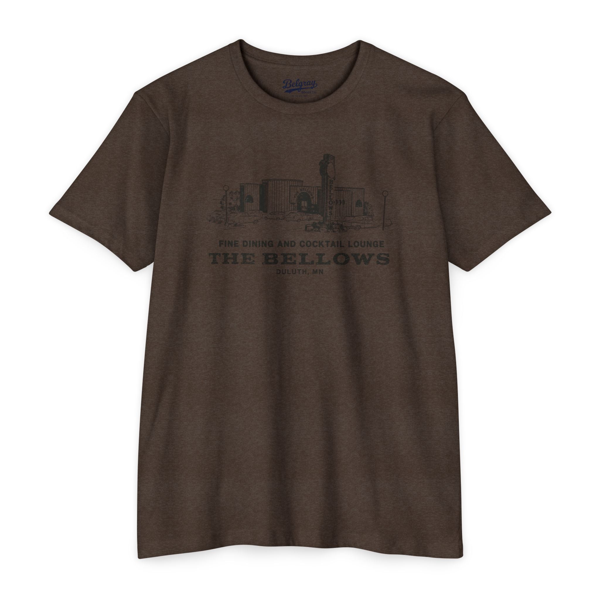 The Bellows Fine Dining & Cocktail Lounge T-Shirt – Duluth, Minnesota Retro Tee