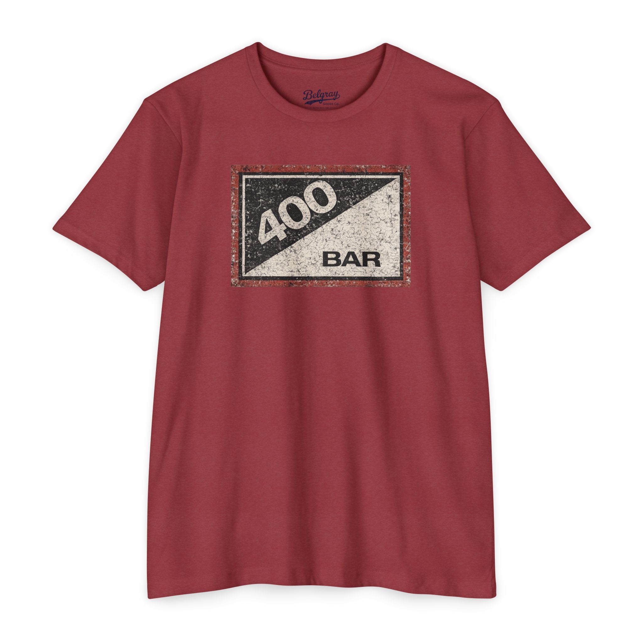 400 Bar Vintage Tee – West Bank MPLS Distressed Retro Bar Shirt