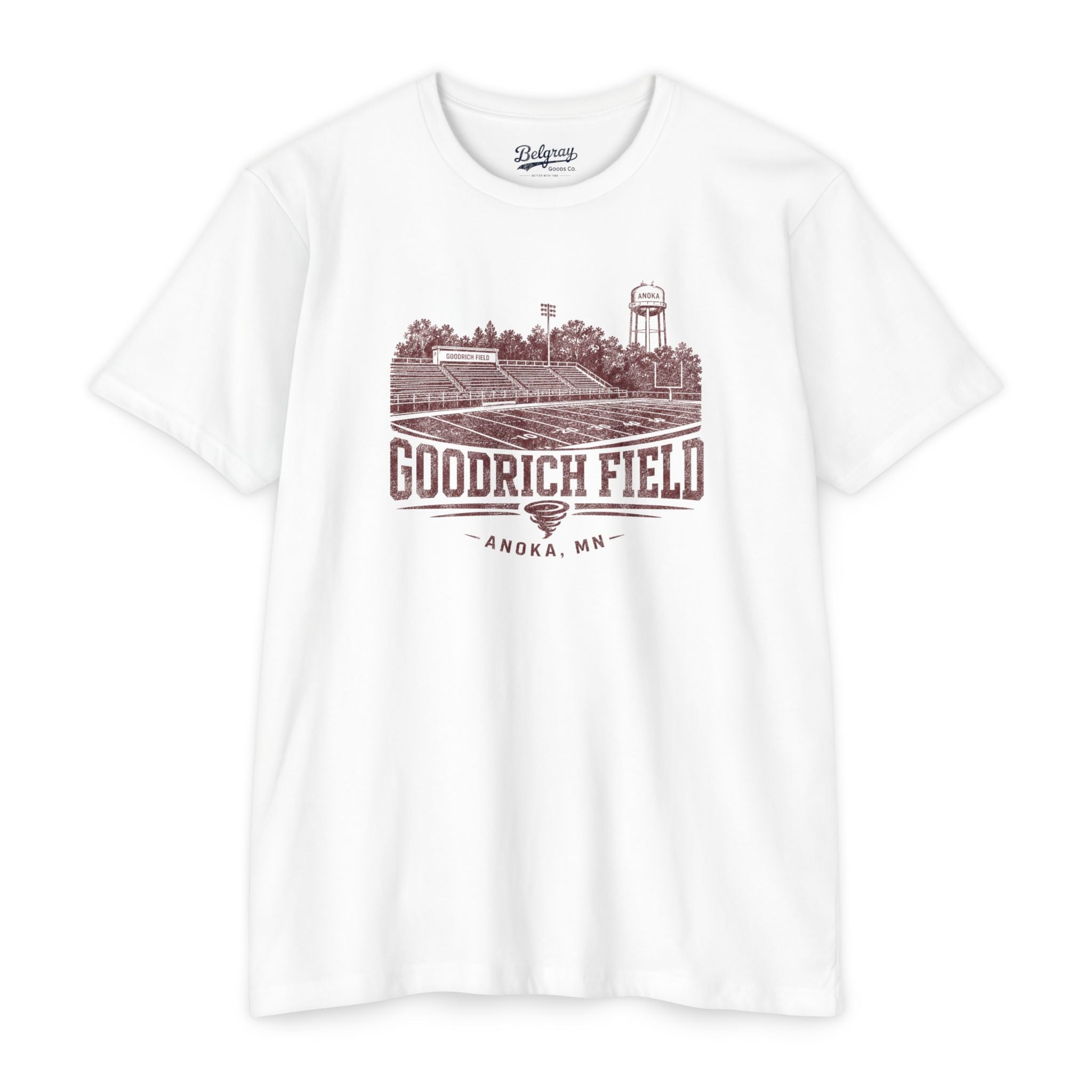 Goodrich Field Anoka, MN Vintage Stadium T-Shirt