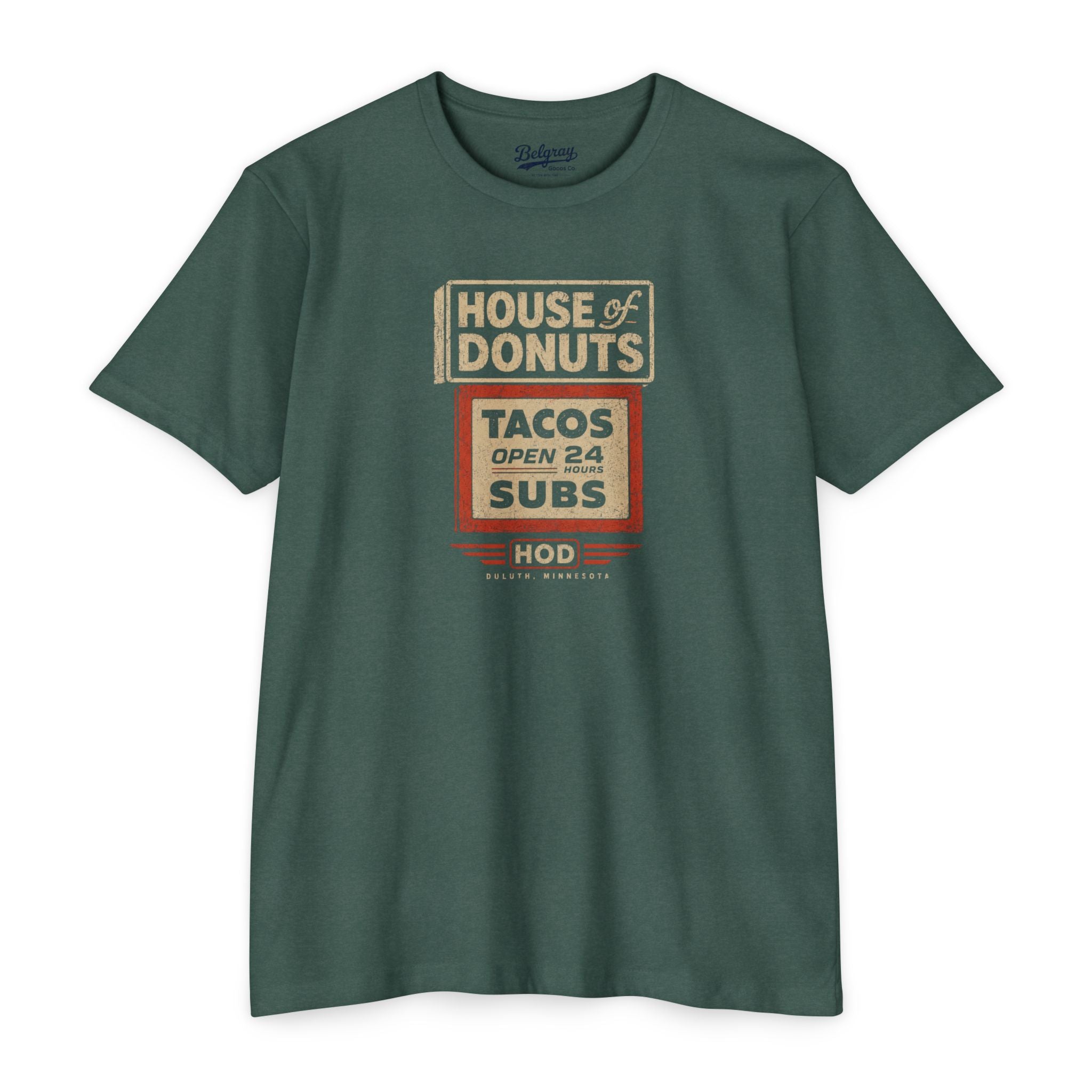 House of Donuts (HOD) Vintage T-Shirt | Duluth, Minnesota Nostalgia Tee