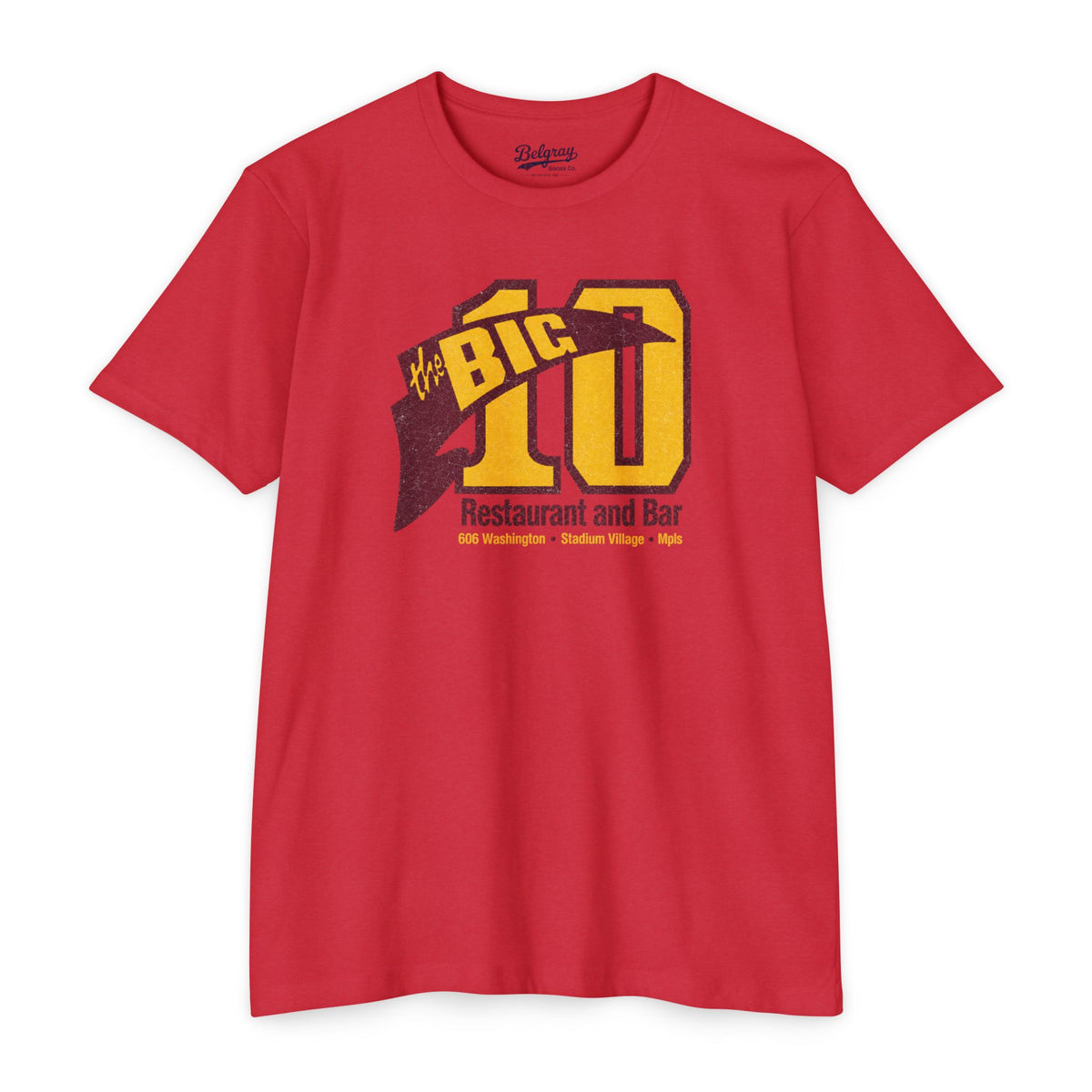 The Big 10 Restaurant & Bar Retro T-Shirt – Stadium Village Minneapolis
