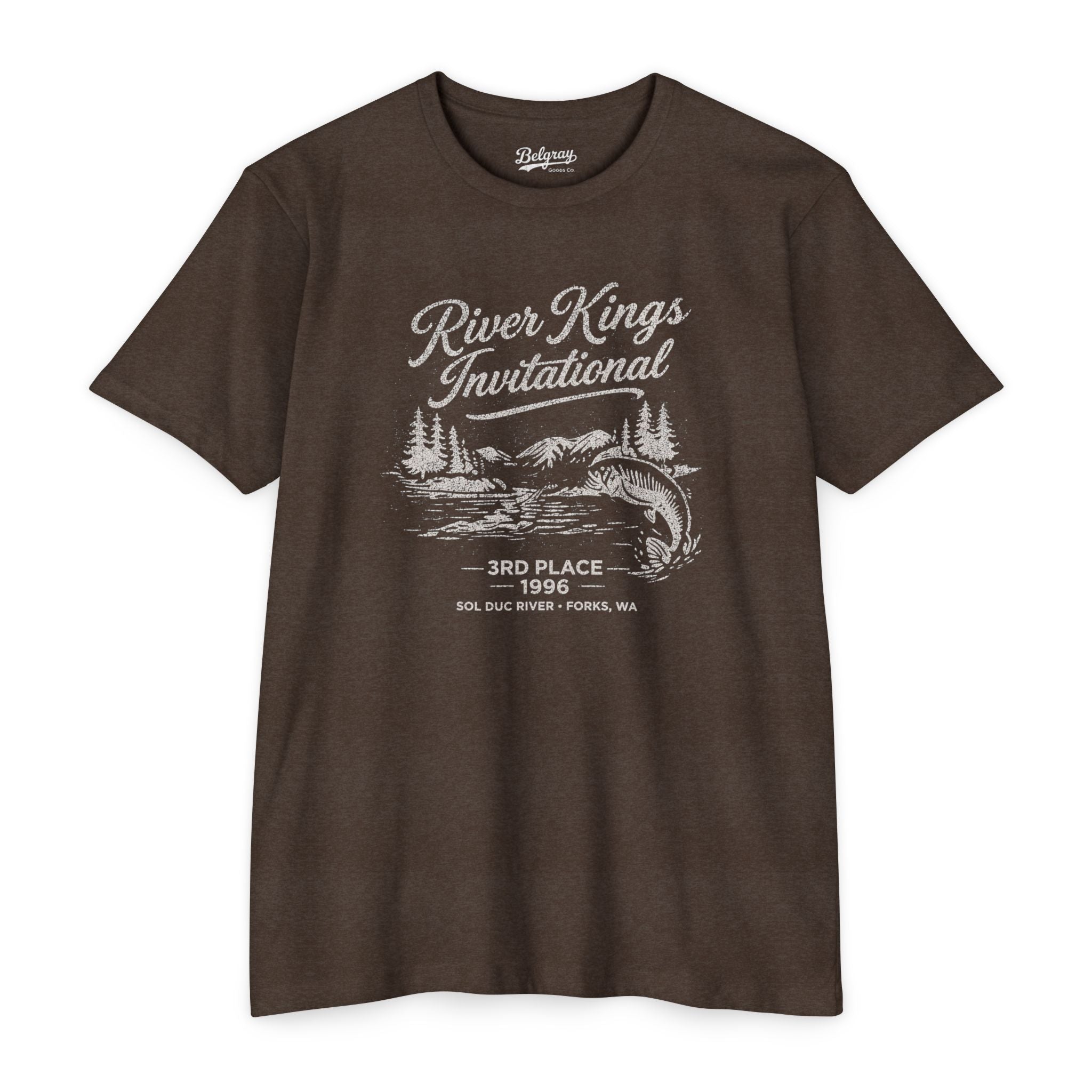 River Kings Invitational Sol Duc River Washington T-Shirt – Vintage Fishing Retro Tee