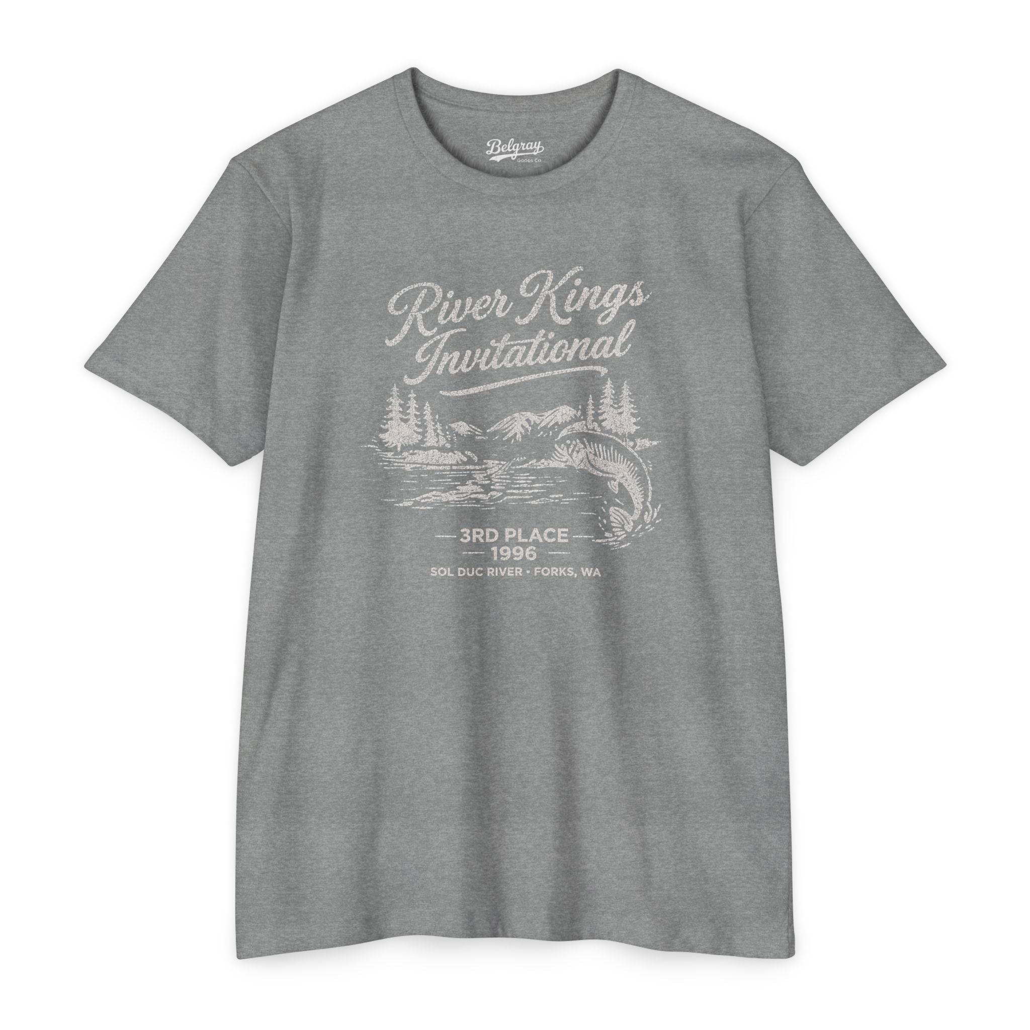 River Kings Invitational Sol Duc River Washington T-Shirt – Vintage Fishing Retro Tee