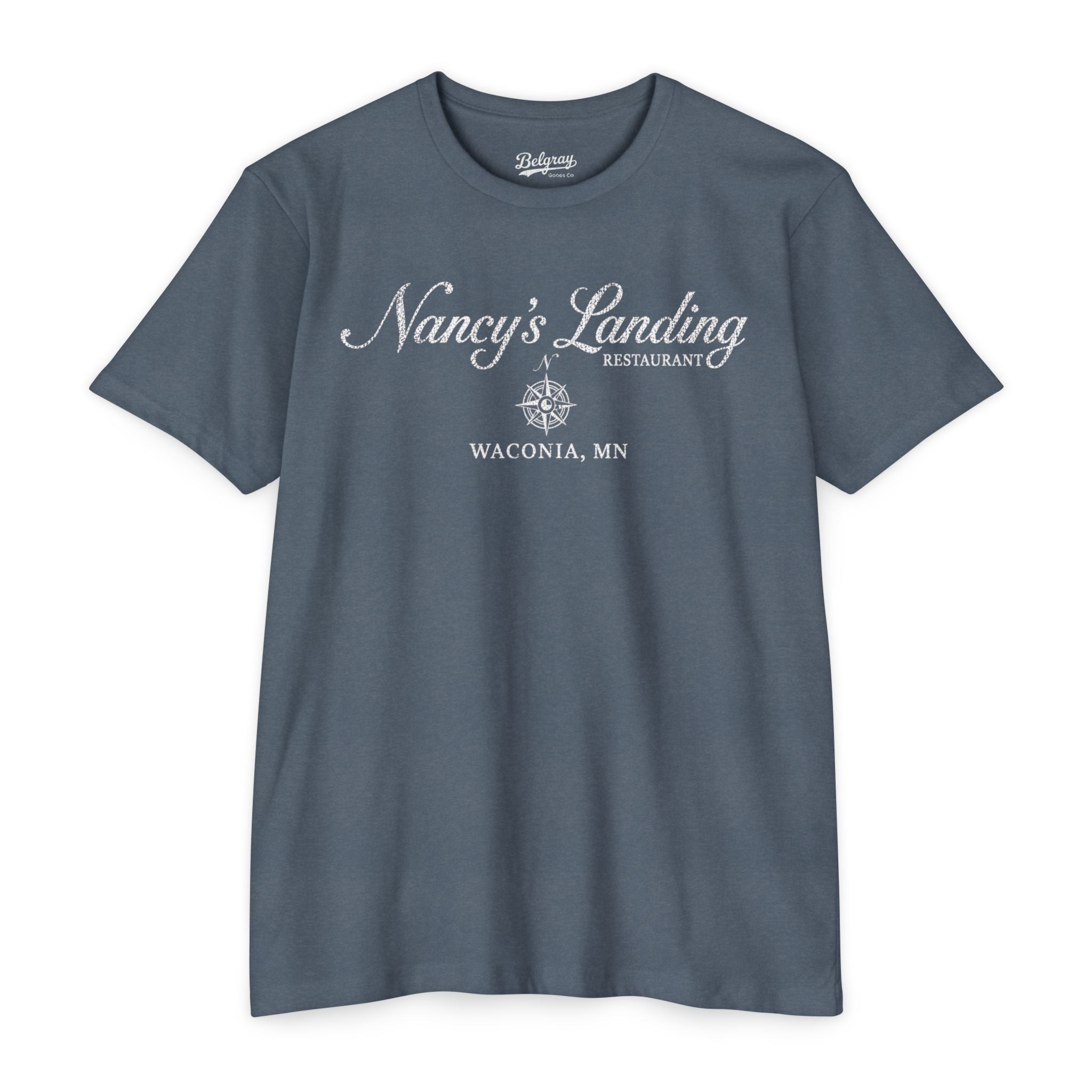 Nancy’s Landing Restaurant Vintage Logo Tee – Waconia, MN