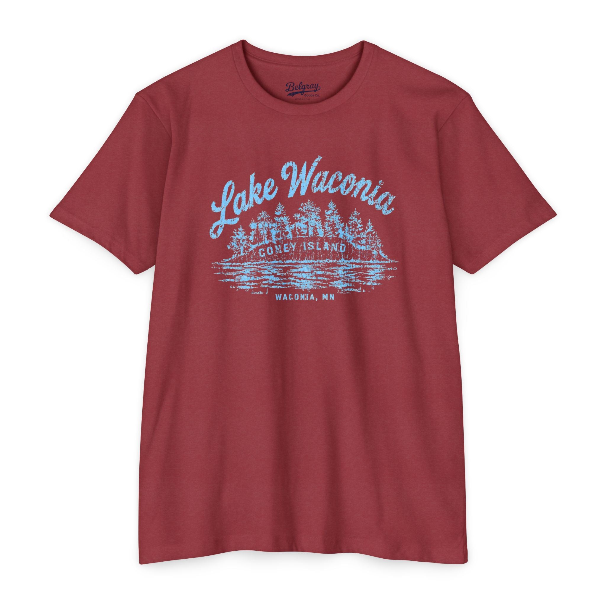 Lake Waconia T-Shirt – Coney Island Minnesota Retro Lake Tee