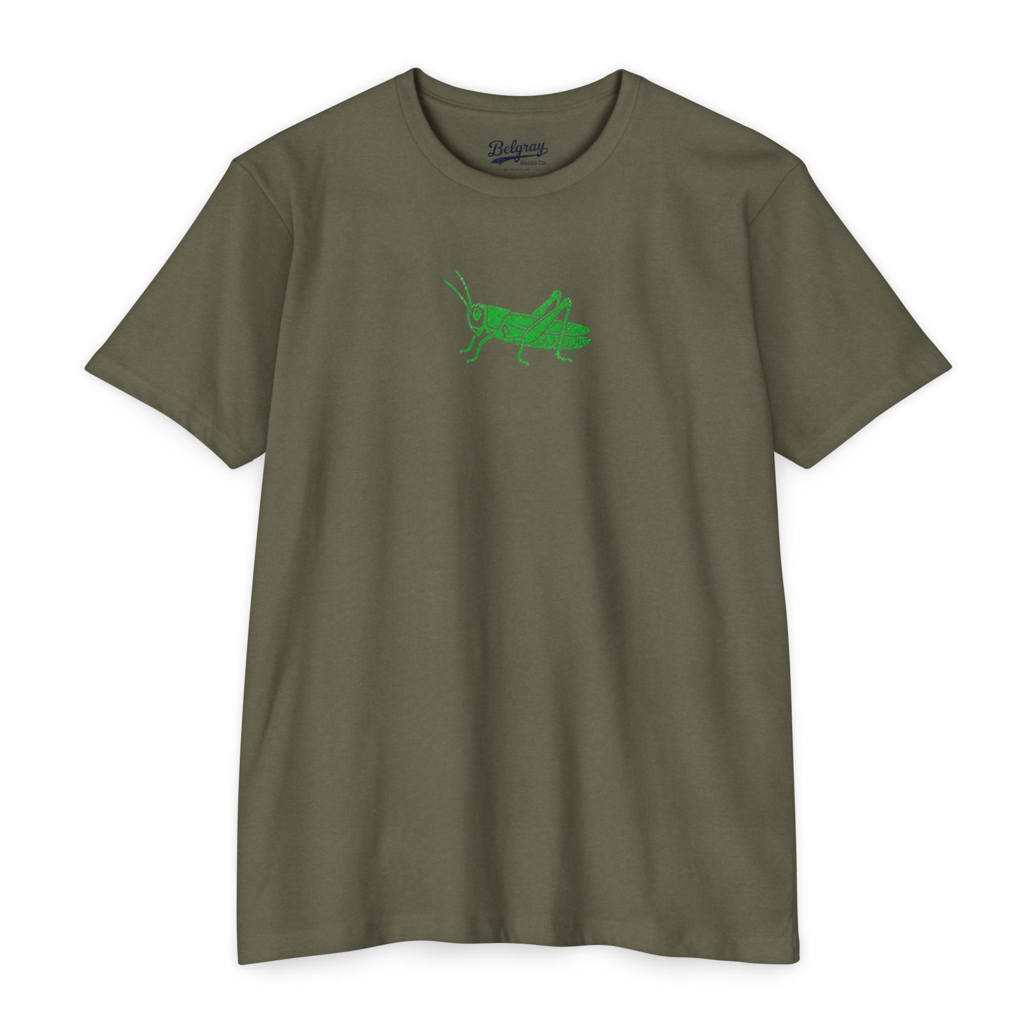 Belgray Goods Vintage Grasshopper T-Shirt – Minimalist Nature Graphic Tee
