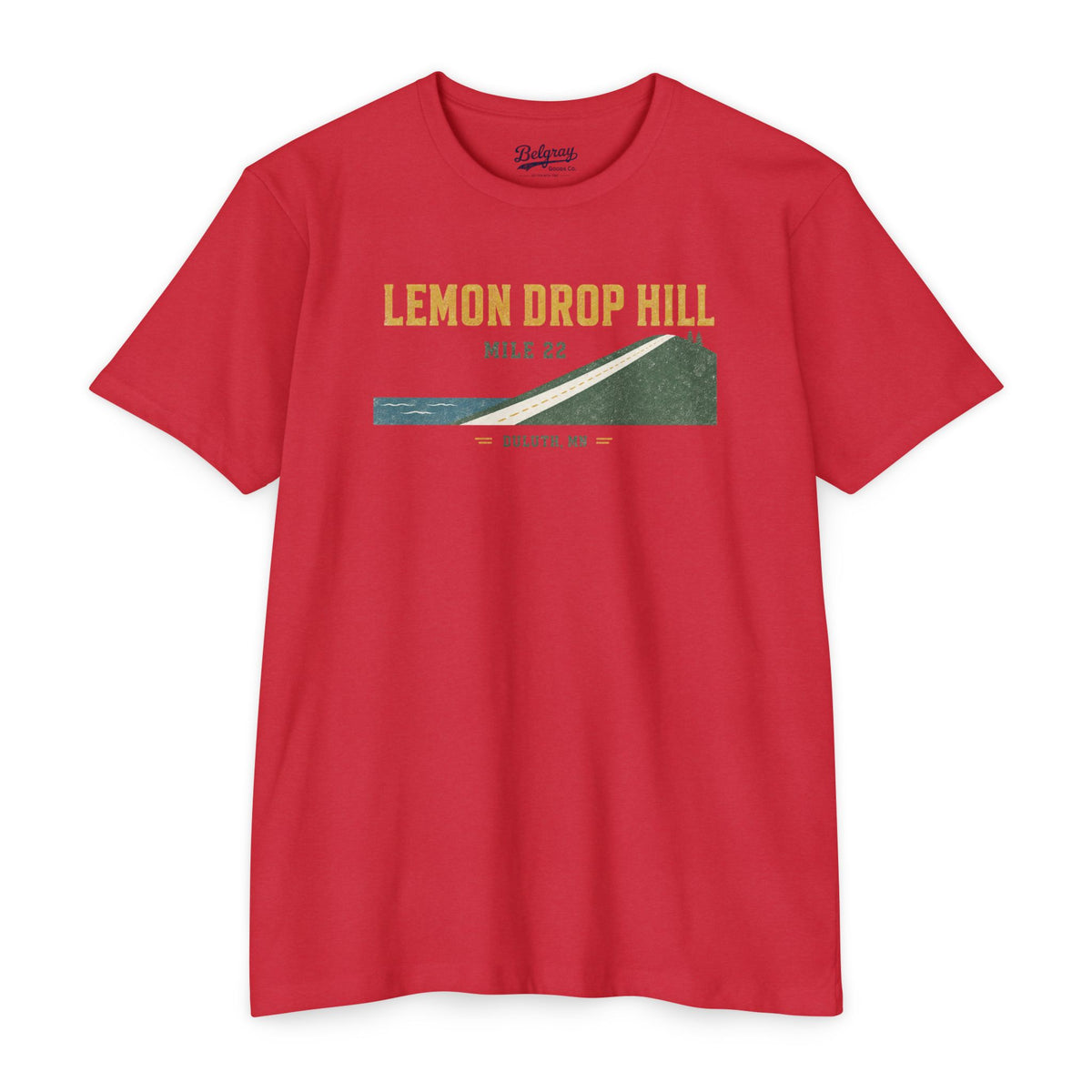 Lemon Drop Hill Duluth MN Retro Marathon T-Shirt