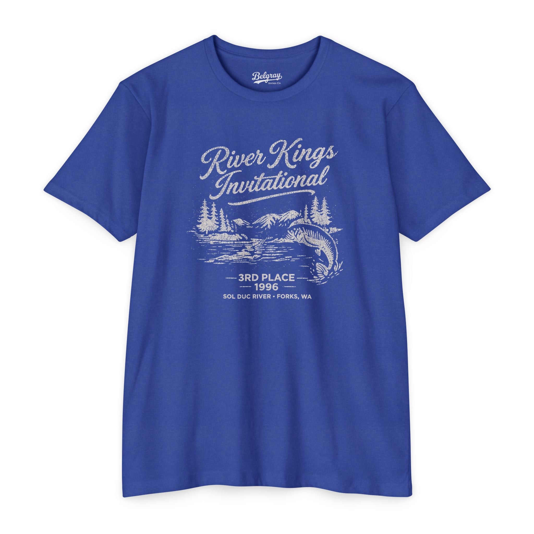 River Kings Invitational Sol Duc River Washington T-Shirt – Vintage Fishing Retro Tee