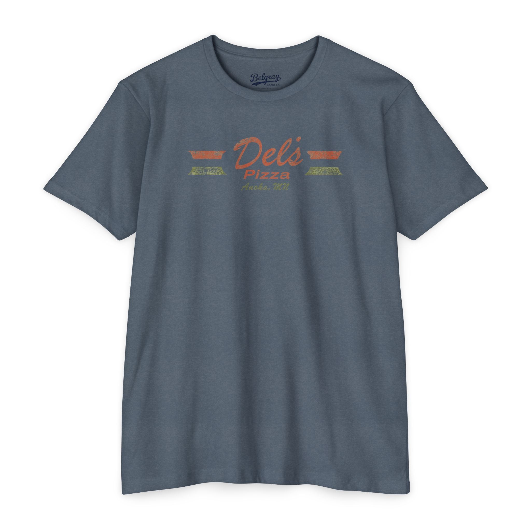 Del’s Pizza Retro T-Shirt | Anoka, Minnesota Pizza & Arcade Legend