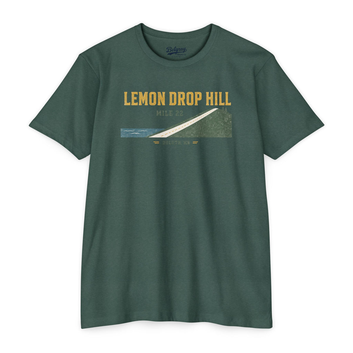 Lemon Drop Hill Duluth MN Retro Marathon T-Shirt