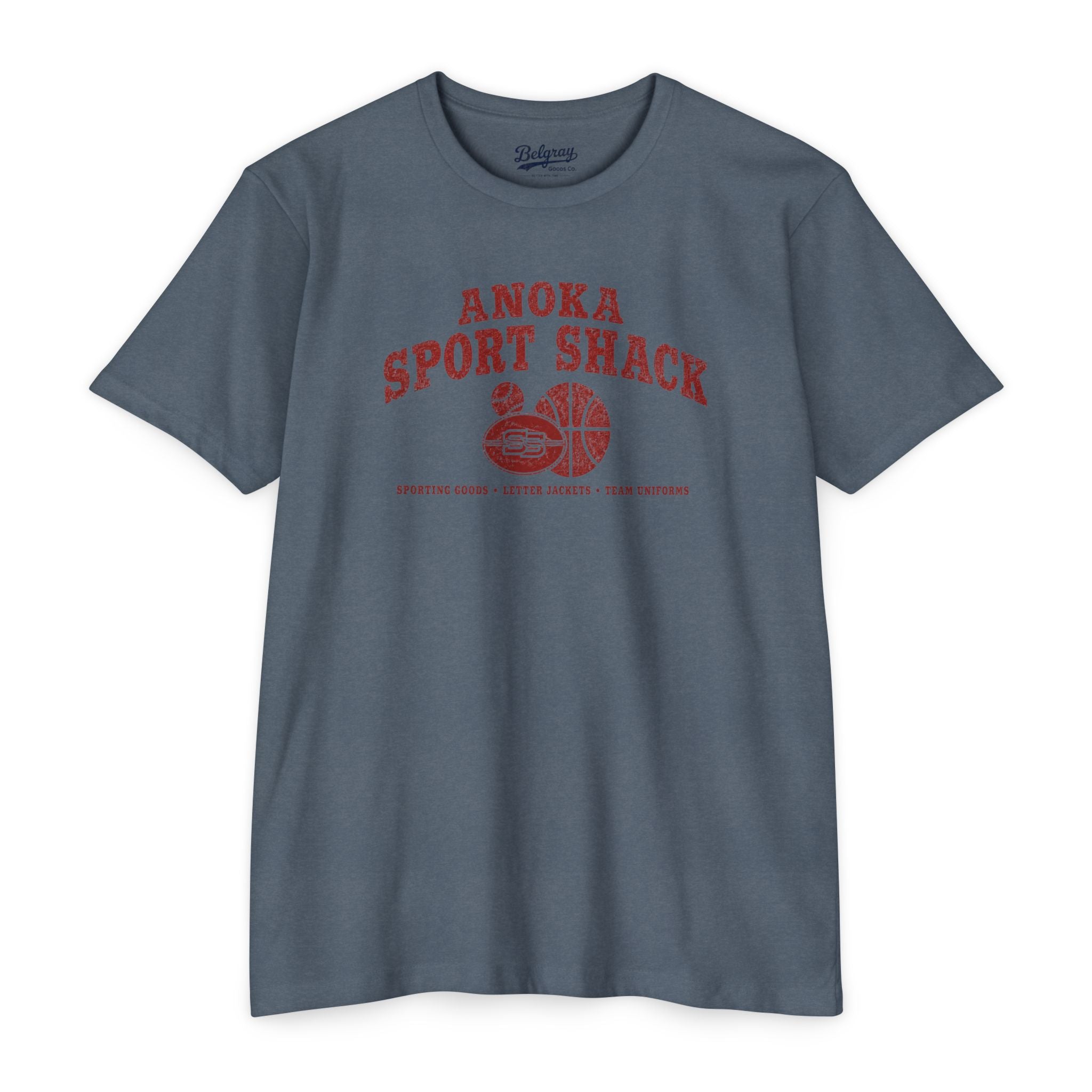 Anoka Sport Shack Vintage T-Shirt – Anoka, Minnesota Retro Sports Shop Tee