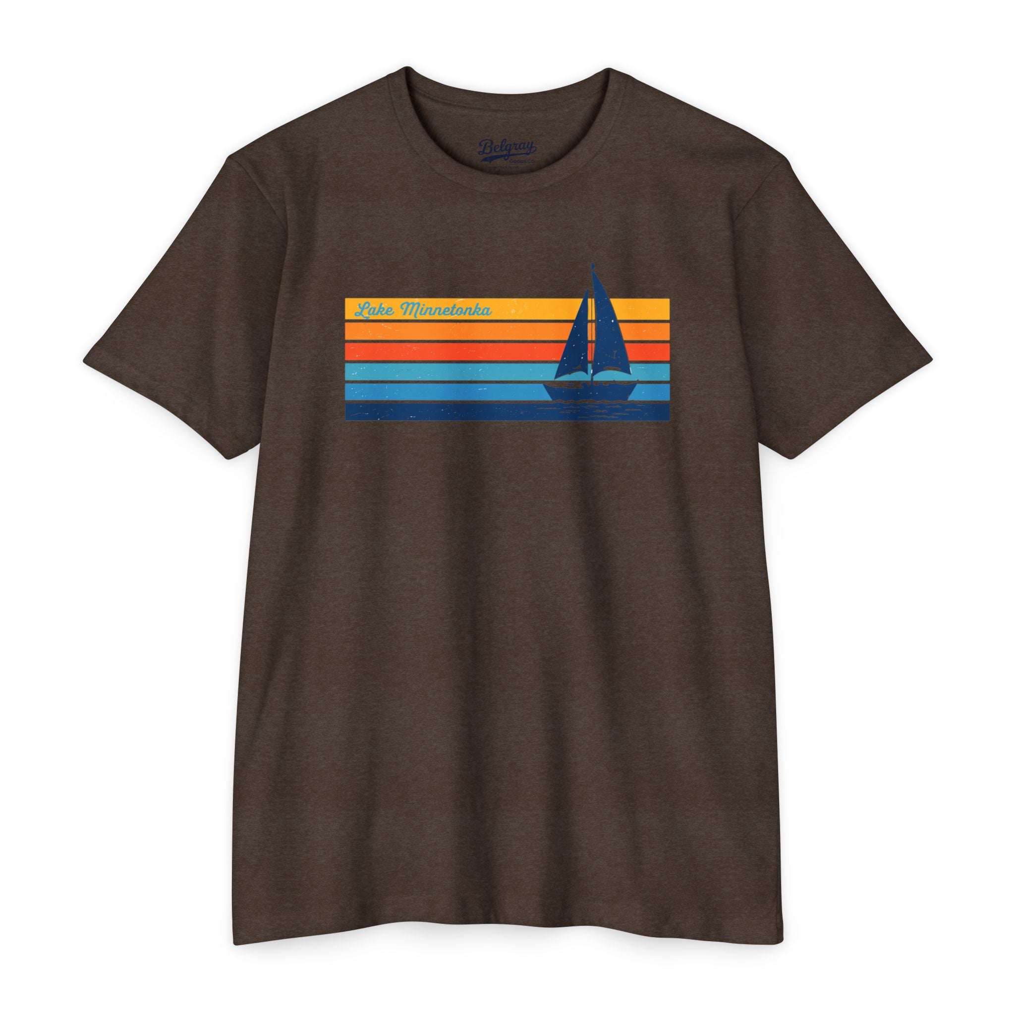 Lake Minnetonka T-Shirt – Vintage Sailboat Minnesota Lake Tee