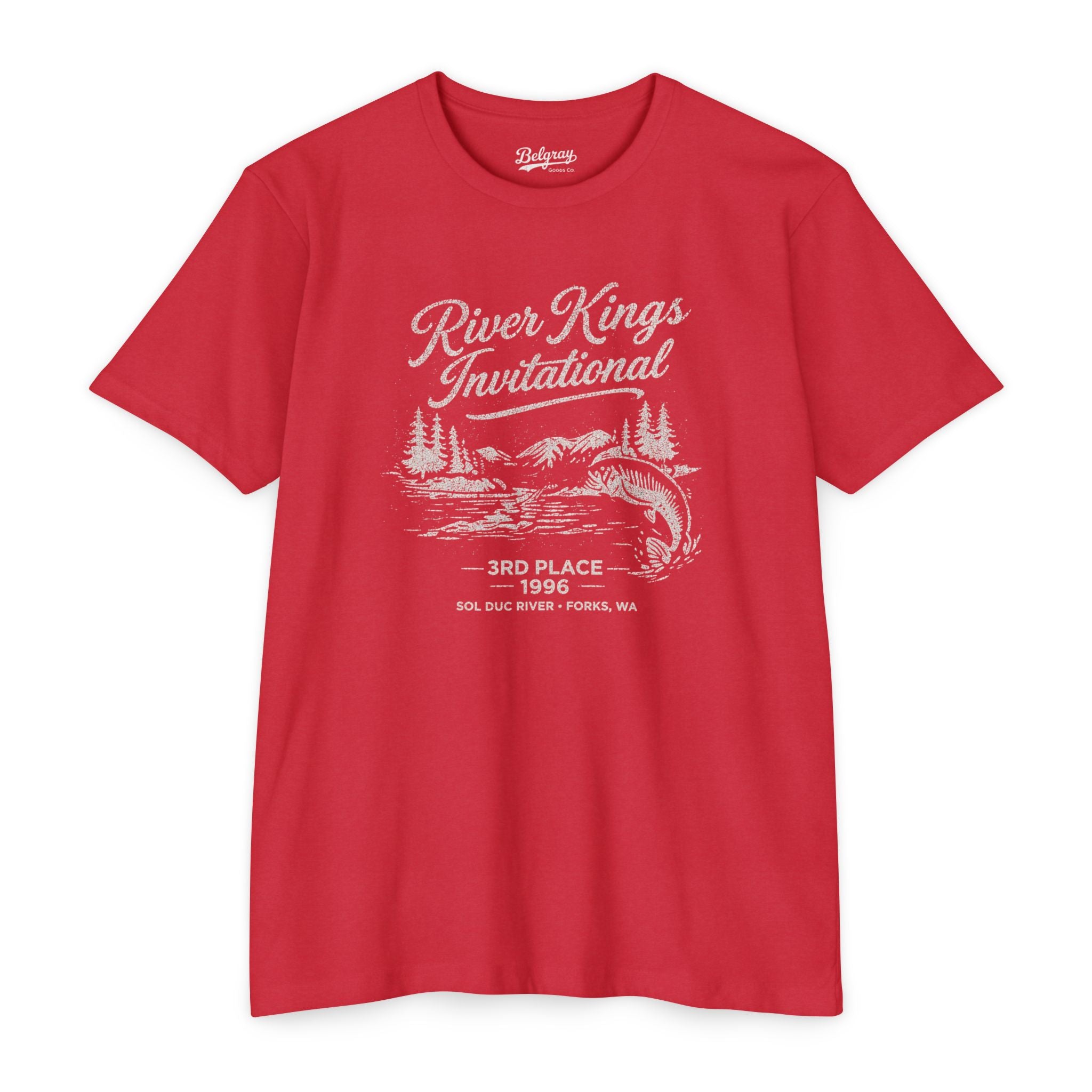 River Kings Invitational Sol Duc River Washington T-Shirt – Vintage Fishing Retro Tee