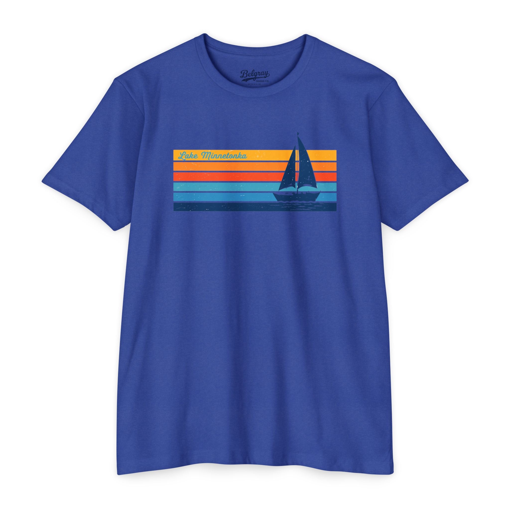 Lake Minnetonka T-Shirt – Vintage Sailboat Minnesota Lake Tee