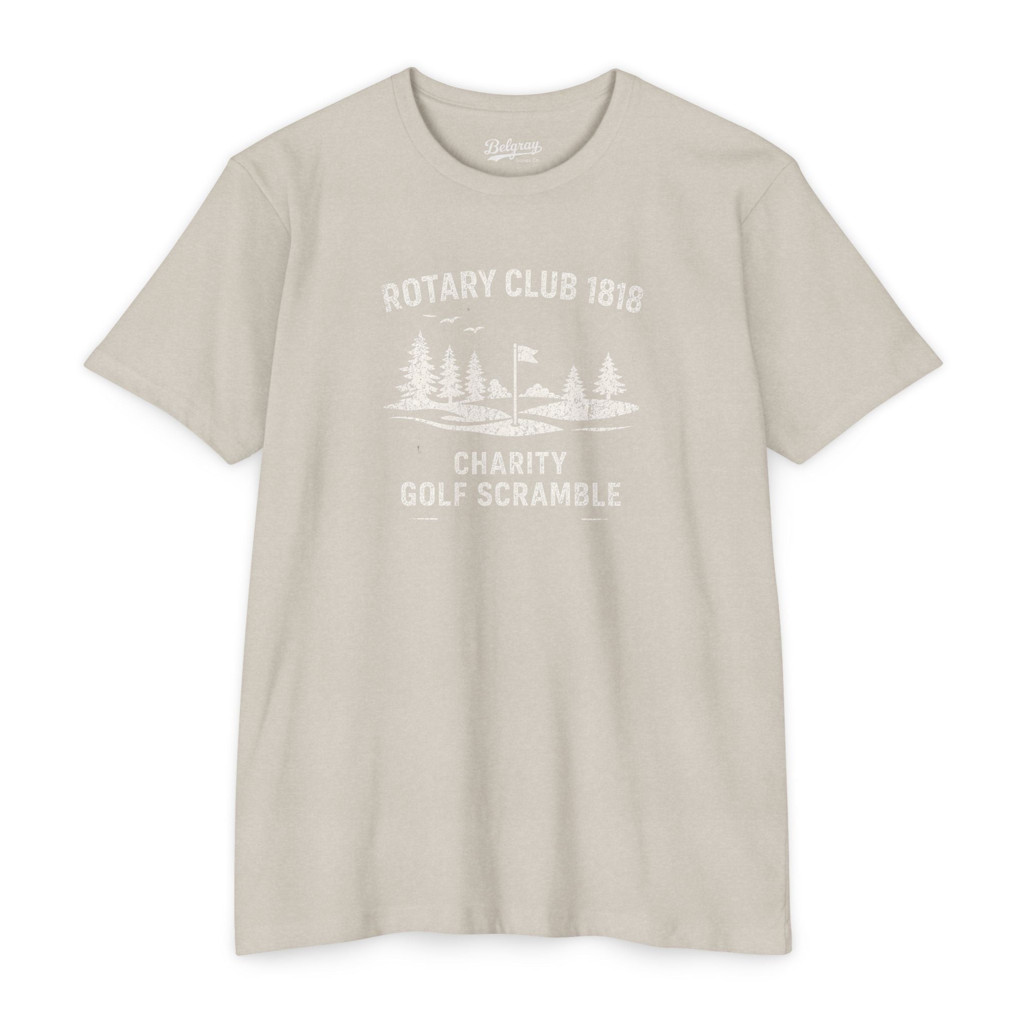 Rotary Club Golf Scramble T-Shirt – Vintage Charity Tournament Retro Tee