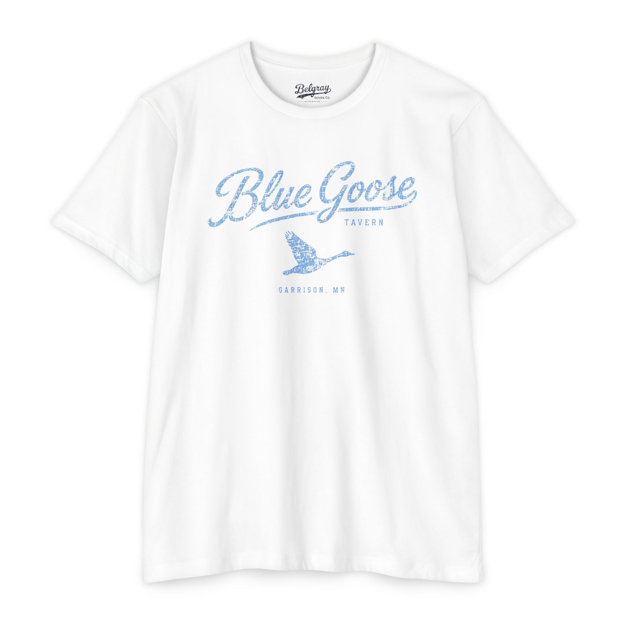 Blue Goose Tavern T-Shirt – Garrison, MN Vintage Lake Tee