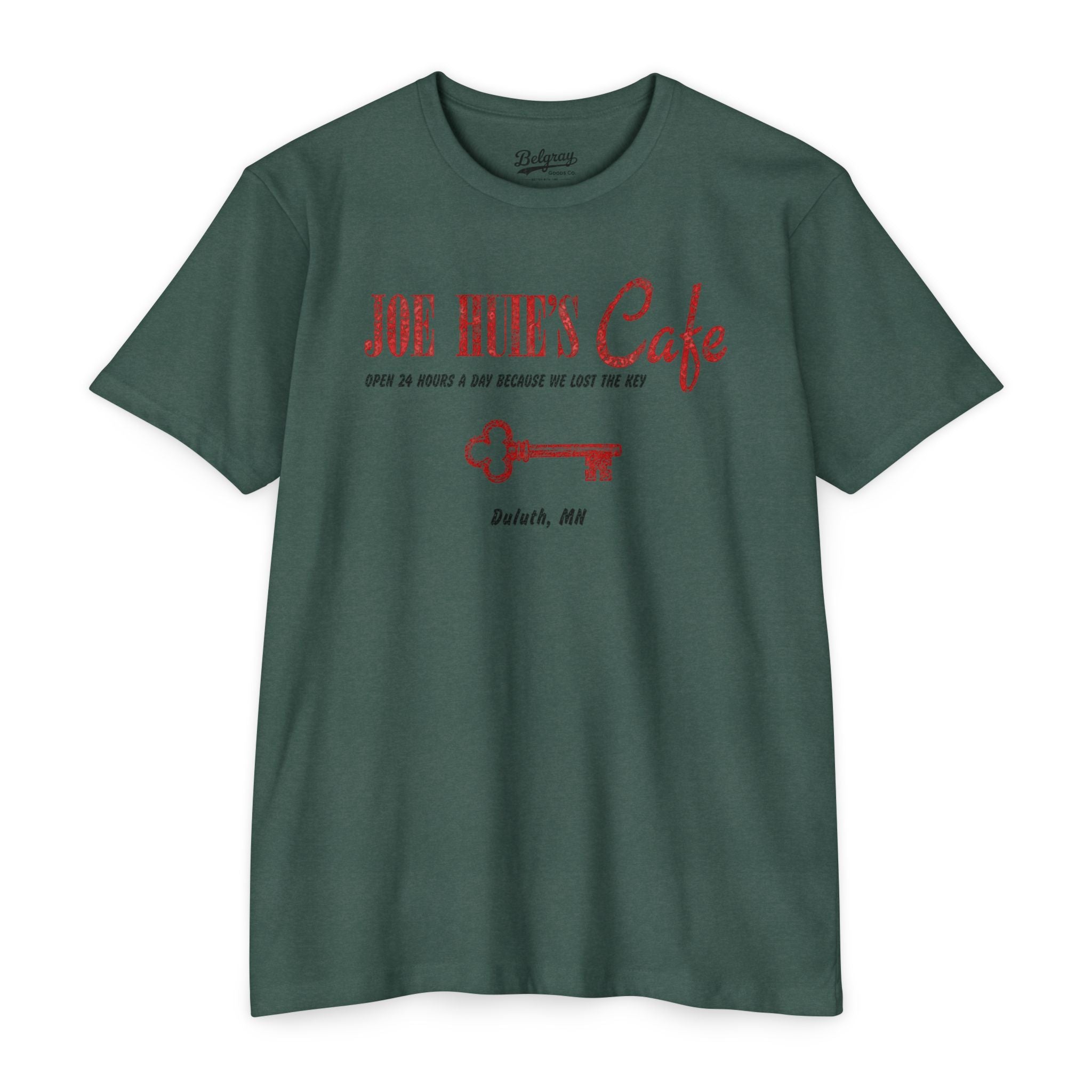 Joe Huie’s Cafe Vintage Key Tee – Duluth, MN Retro Diner Shirt