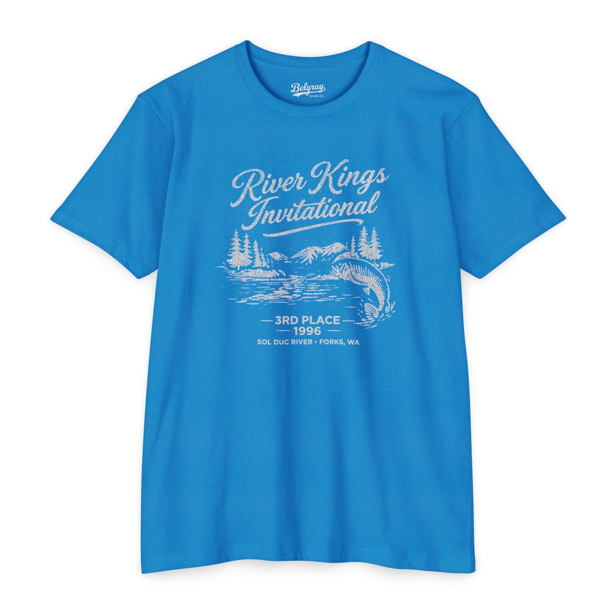 River Kings Invitational Sol Duc River Washington T-Shirt – Vintage Fishing Retro Tee