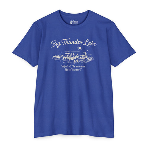 Big Thunder Lake Minnesota T-Shirt – Vintage Sandbar Retro Tee
