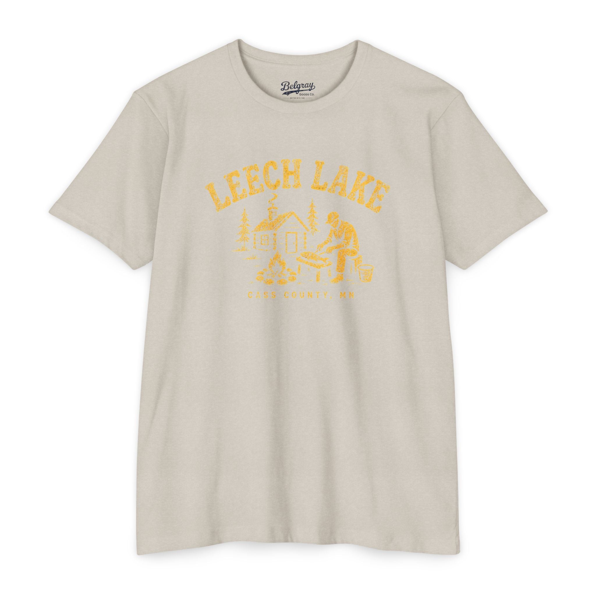 Leech Lake T-Shirt – Vintage Fishing Cabin Minnesota Tee | Cass County
