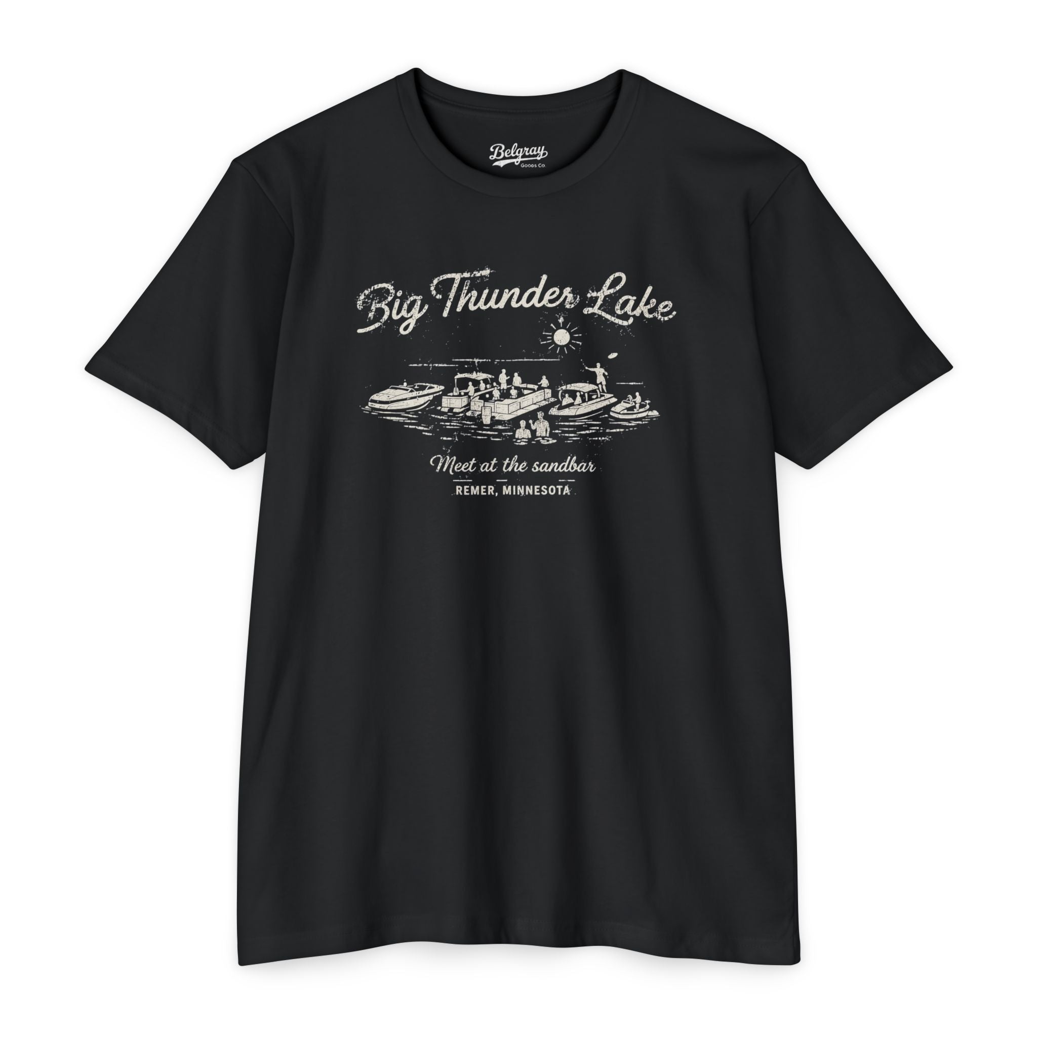 Big Thunder Lake Minnesota T-Shirt – Vintage Sandbar Retro Tee
