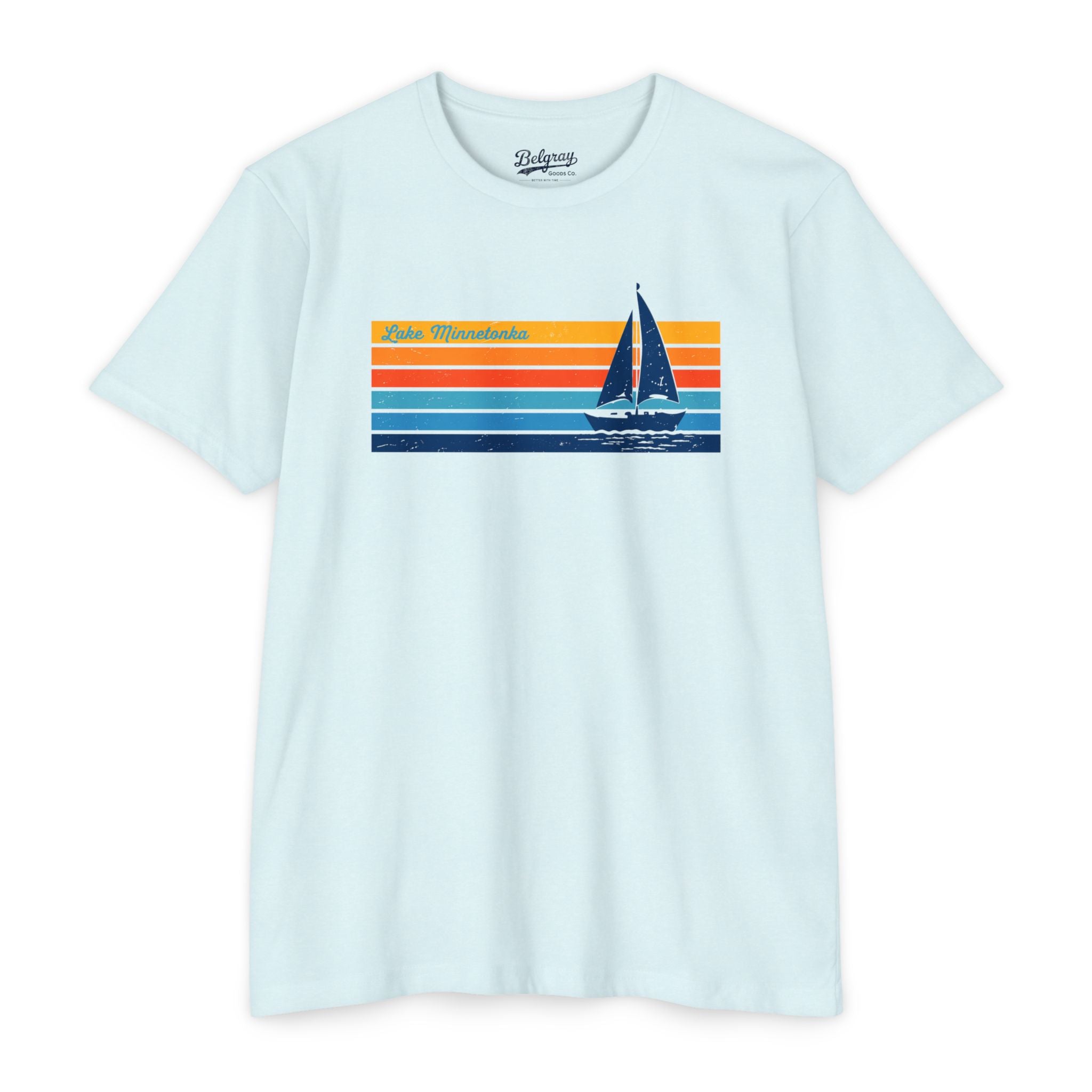 Lake Minnetonka T-Shirt – Vintage Sailboat Minnesota Lake Tee