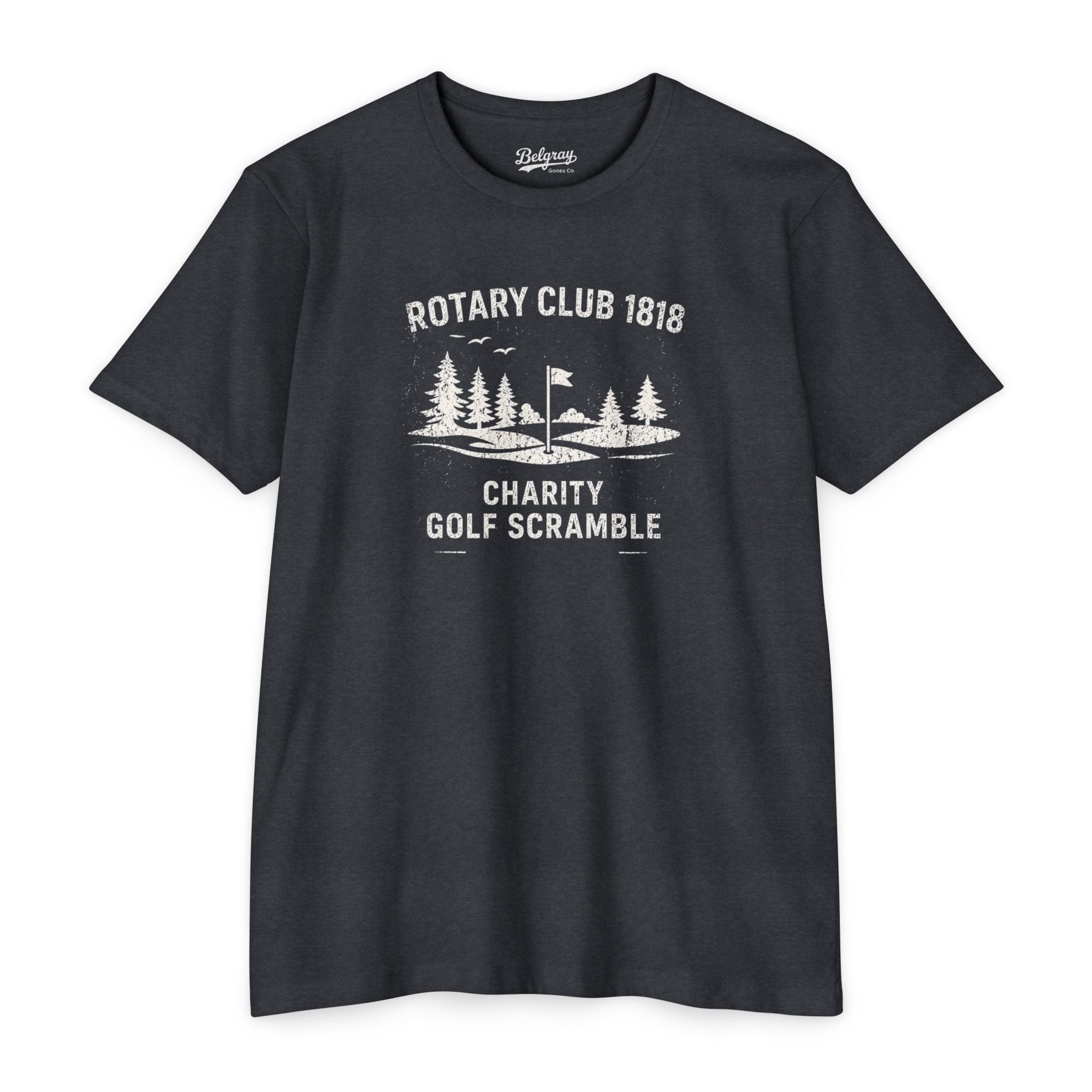 Rotary Club Golf Scramble T-Shirt – Vintage Charity Tournament Retro Tee