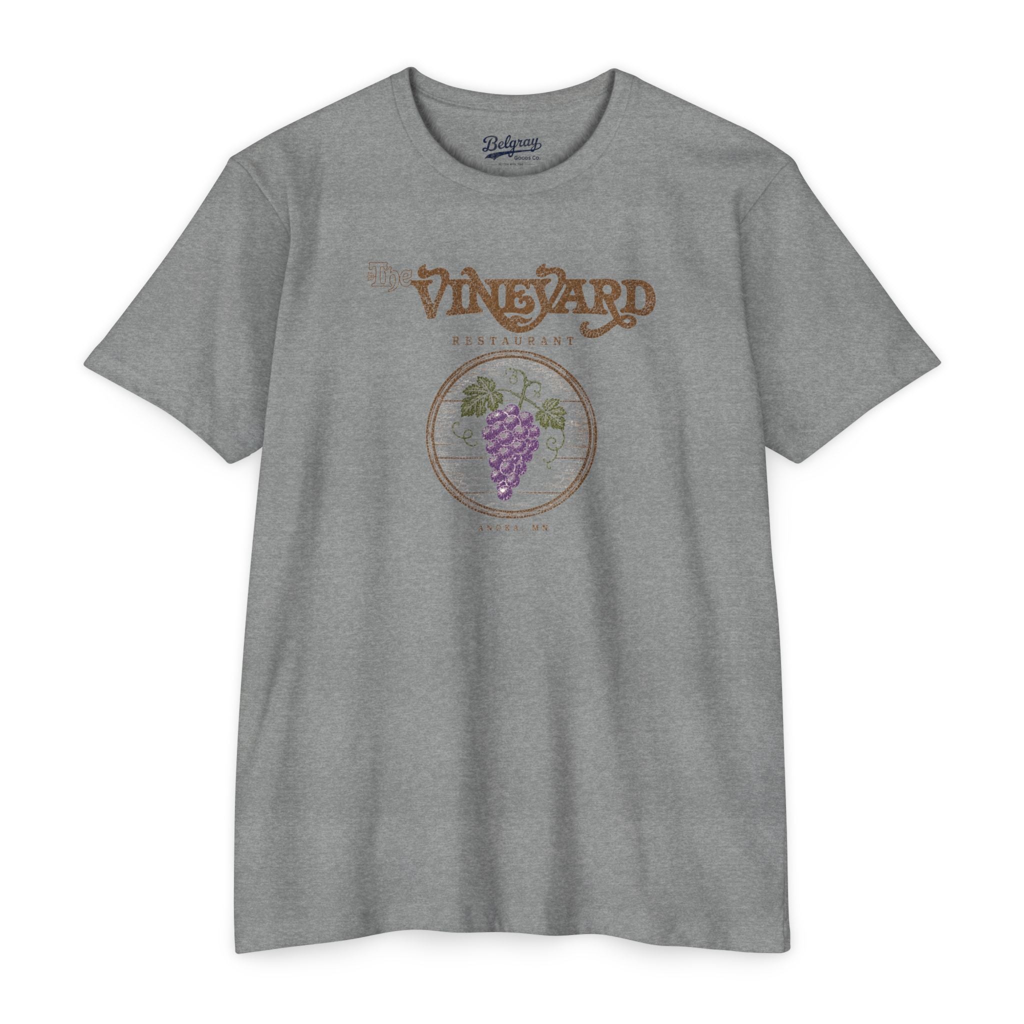 The Vineyard Restaurant Vintage T-Shirt – Anoka, Minnesota Retro Bar & Restaurant Tee