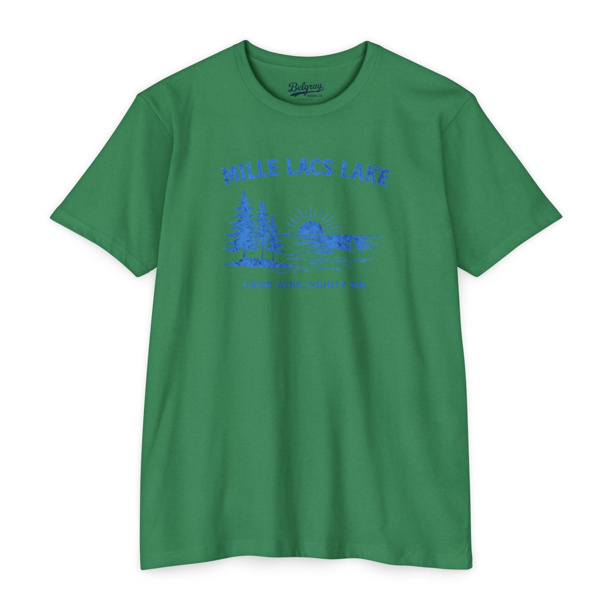 Mille Lacs Lake Minnesota T-Shirt – Vintage Canoe Sunset Retro Tee