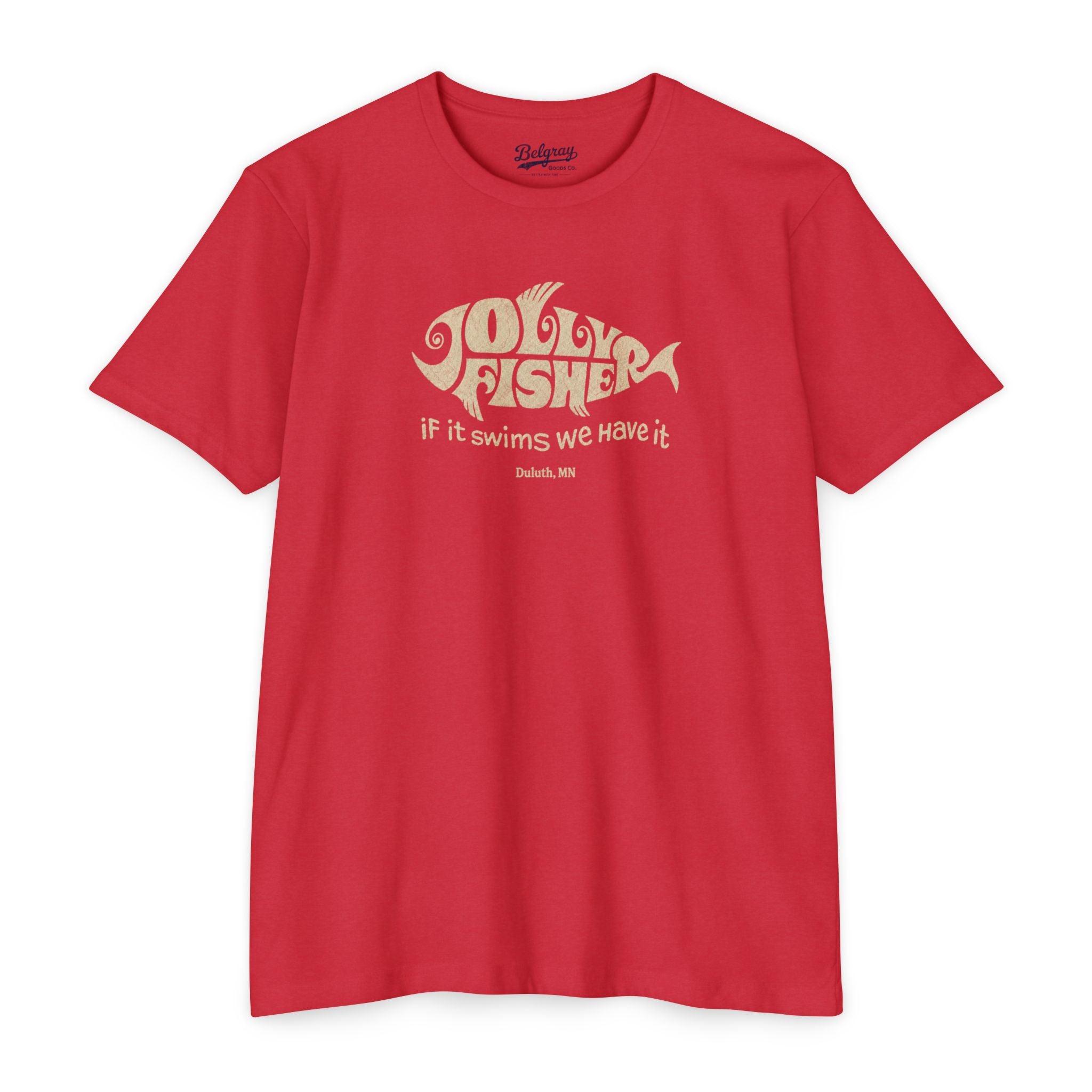 Jolly Fisher Duluth, MN Vintage Restaurant T-Shirt