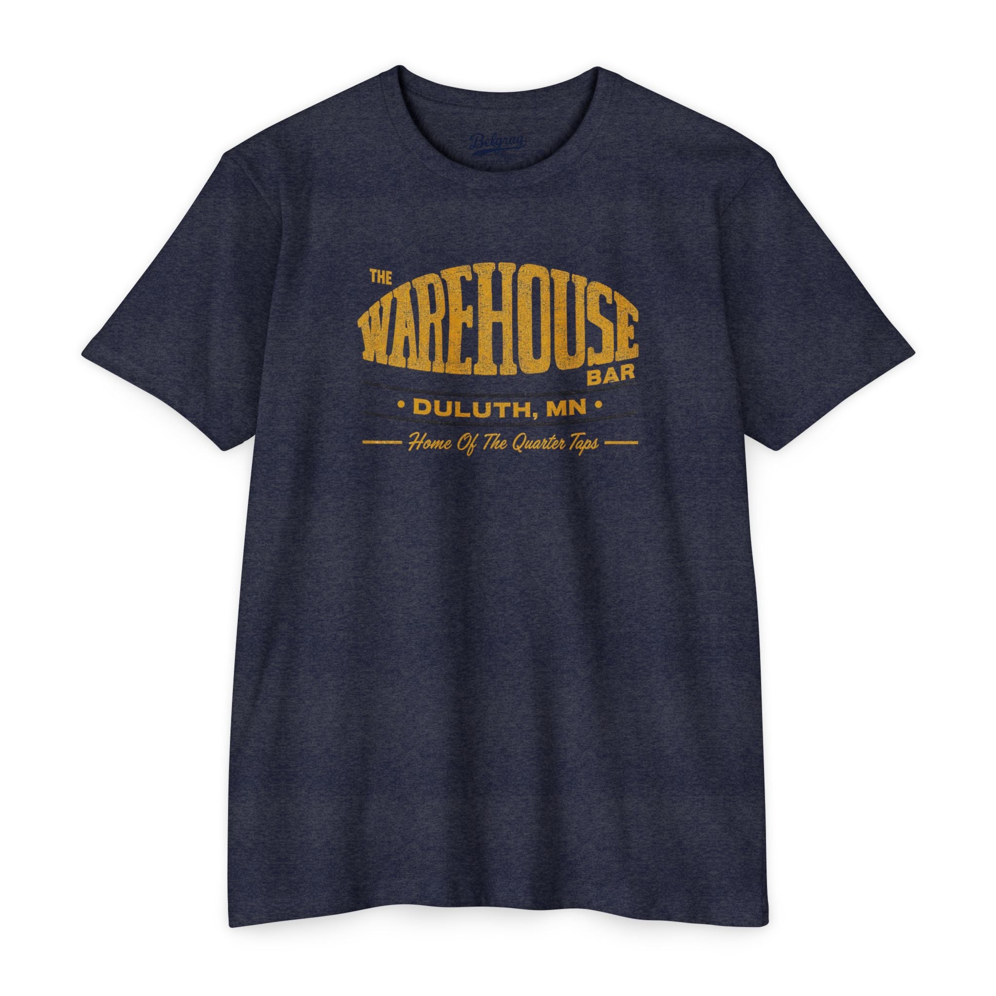 The Warehouse Bar Duluth, MN | Home of the Quarter Taps Retro T-Shirt