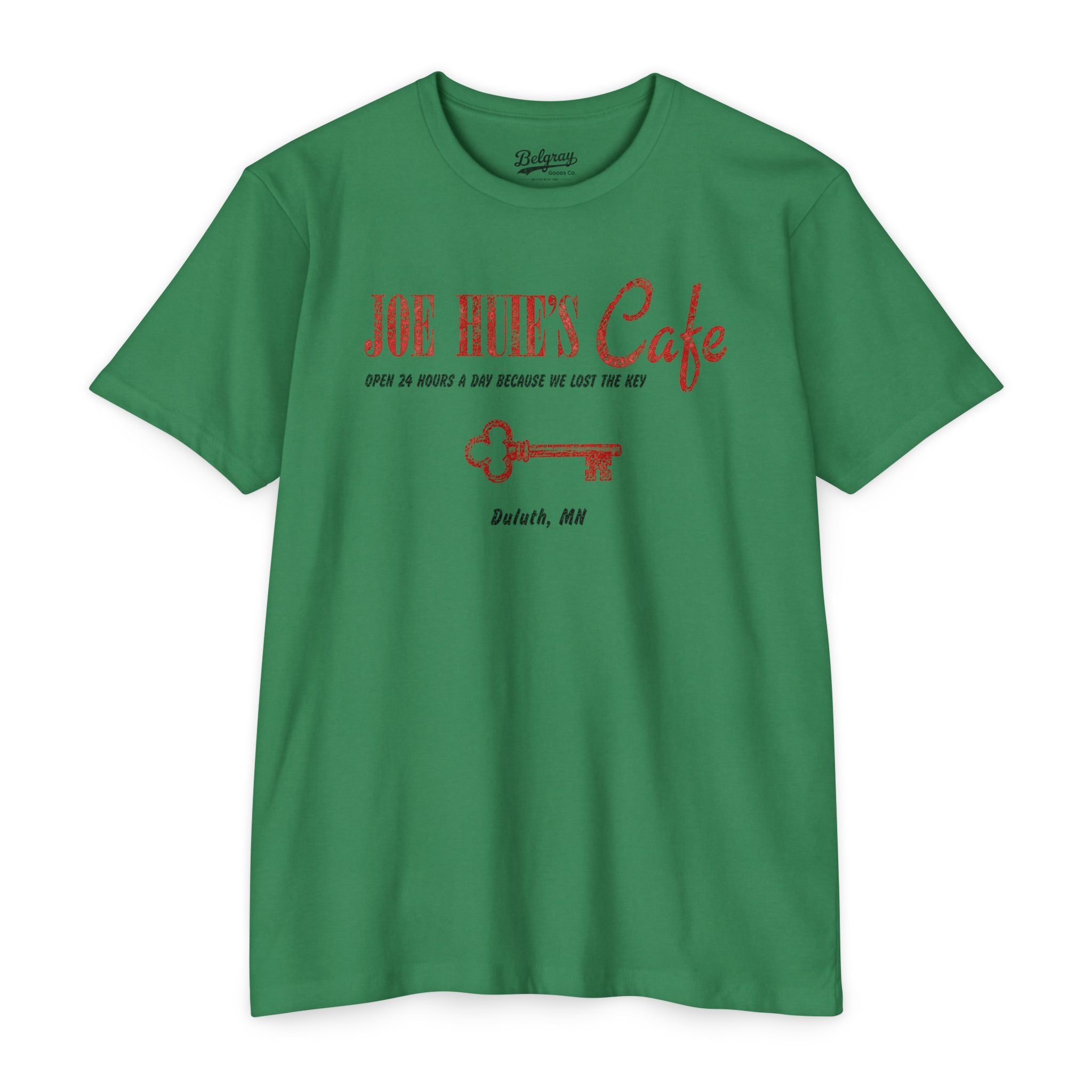 Joe Huie’s Cafe Vintage Key Tee – Duluth, MN Retro Diner Shirt