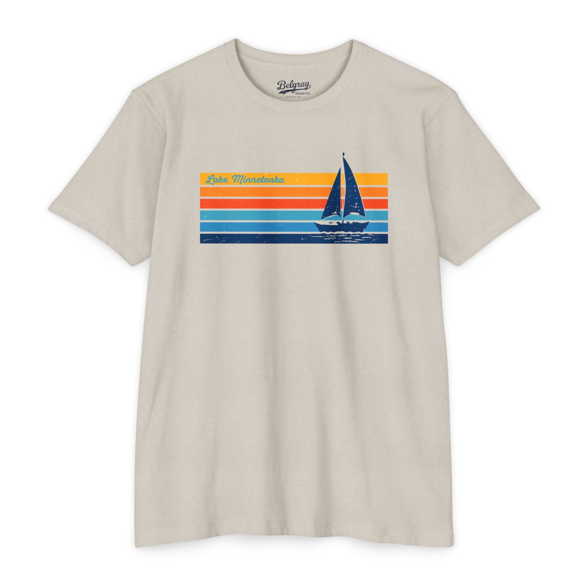 Lake Minnetonka T-Shirt – Vintage Sailboat Minnesota Lake Tee